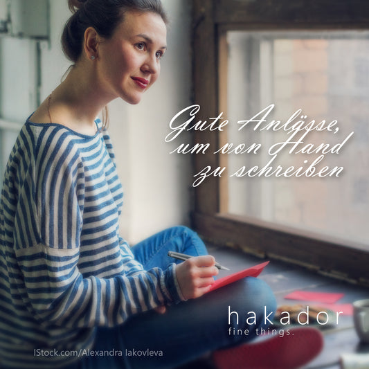 Wir zeigen euch in unserem Blog-Beitrag, zu welchen Anlässen Handschrift wichtig ist.