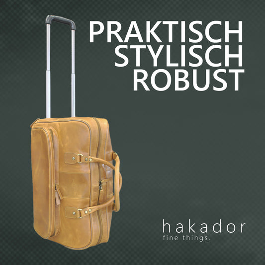 Echtes Leder für Trolleys, Taschen und Reisegepäck.