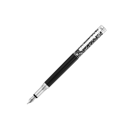 Waldmann Füllfederhalter XETRA VIENNA Edelstahlfeder Schwarz