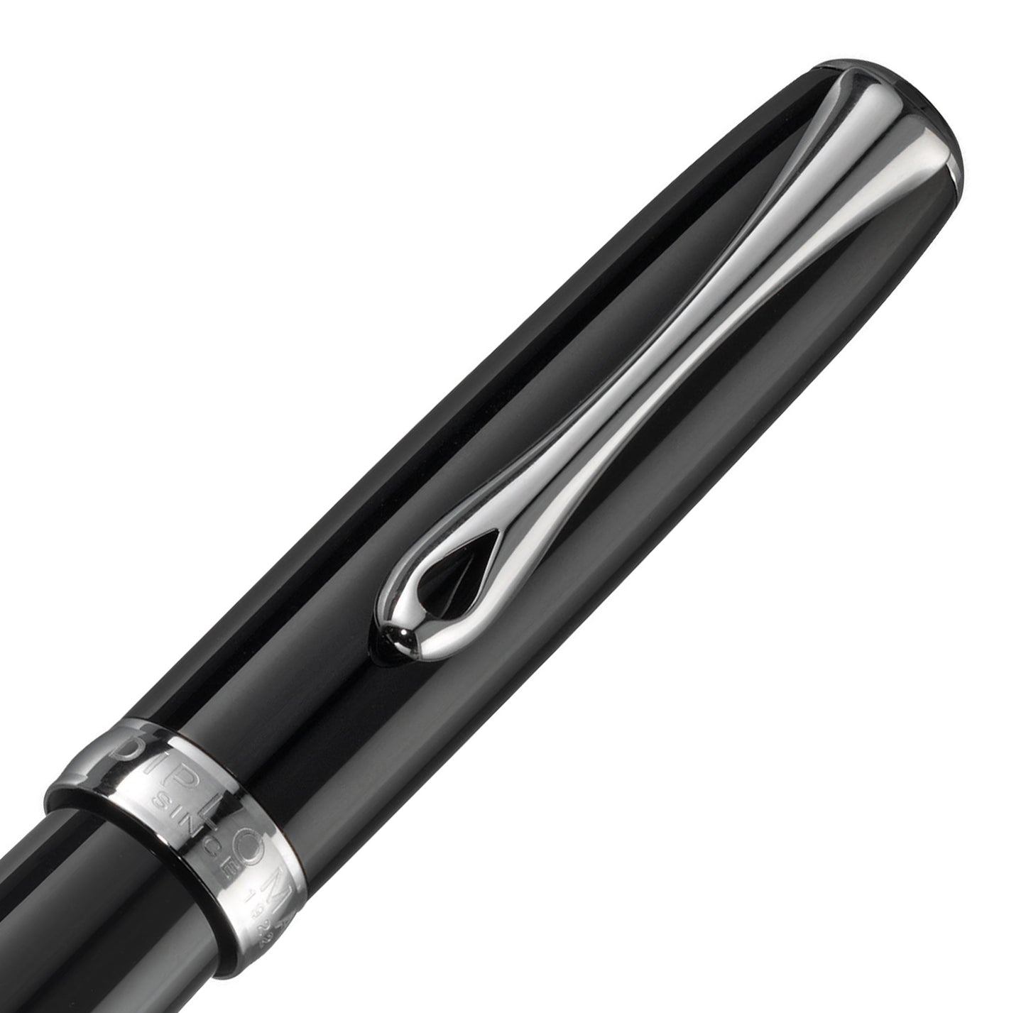 Diplomat Füllfederhalter EXCELLENCE A2 Lack Schwarz Chrom 14k