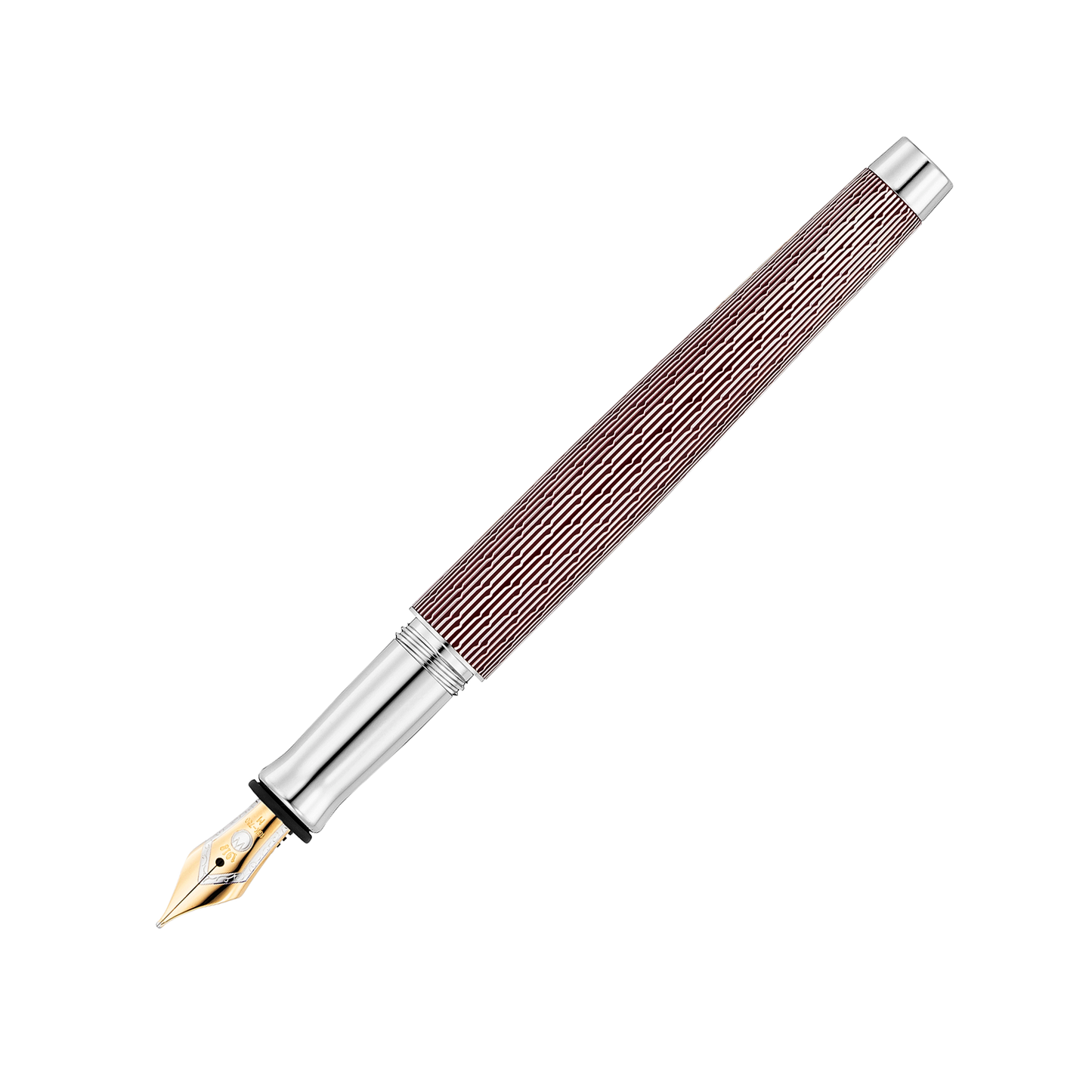 Waldmann Füllfederhalter TANGO 18k Goldfeder Imagination-Dekor Burgundrot