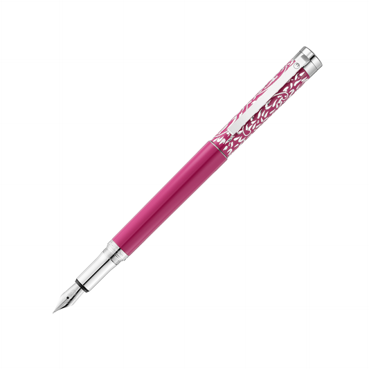 Waldmann Füllfederhalter XETRA VIENNA Edelstahlfeder Pink Special Edition