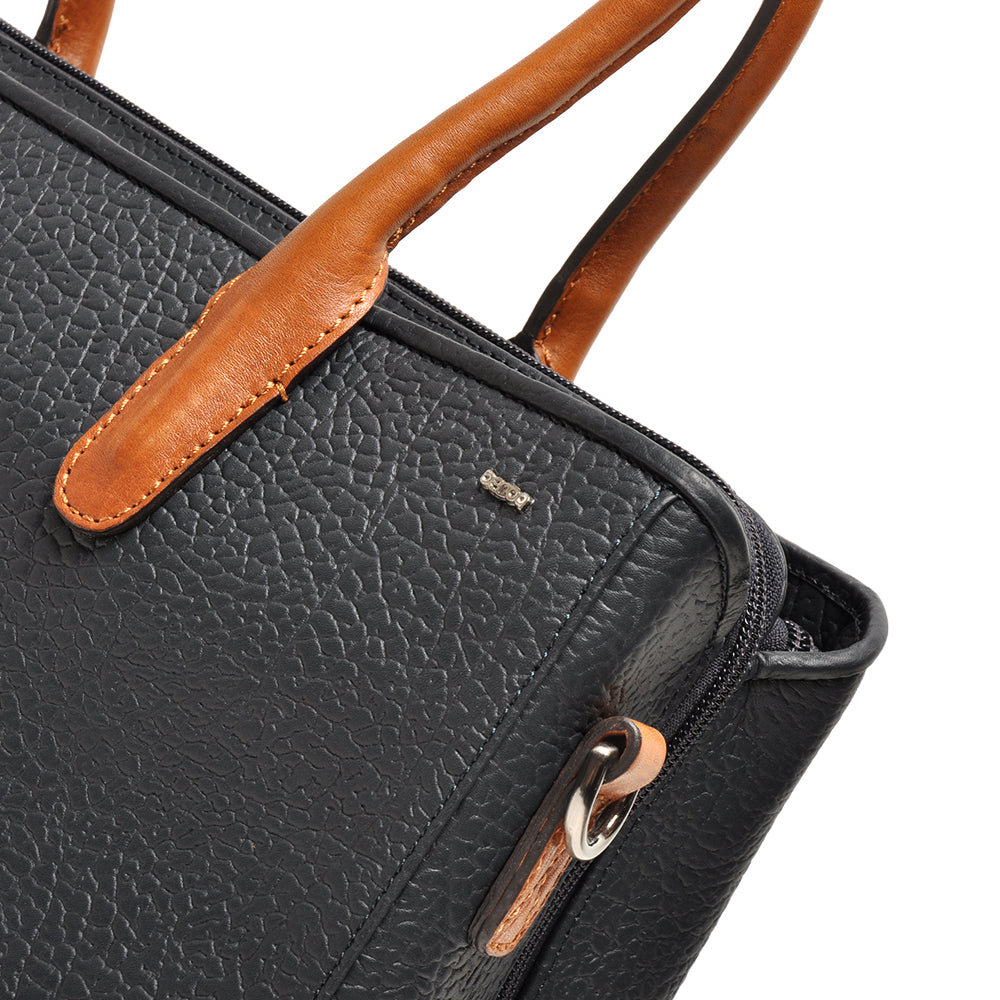 Berba Business Bag Chamonix Black | Echtes Leder
