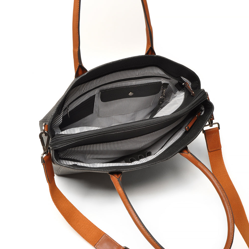 Berba Business Bag Chamonix Black | Echtes Leder