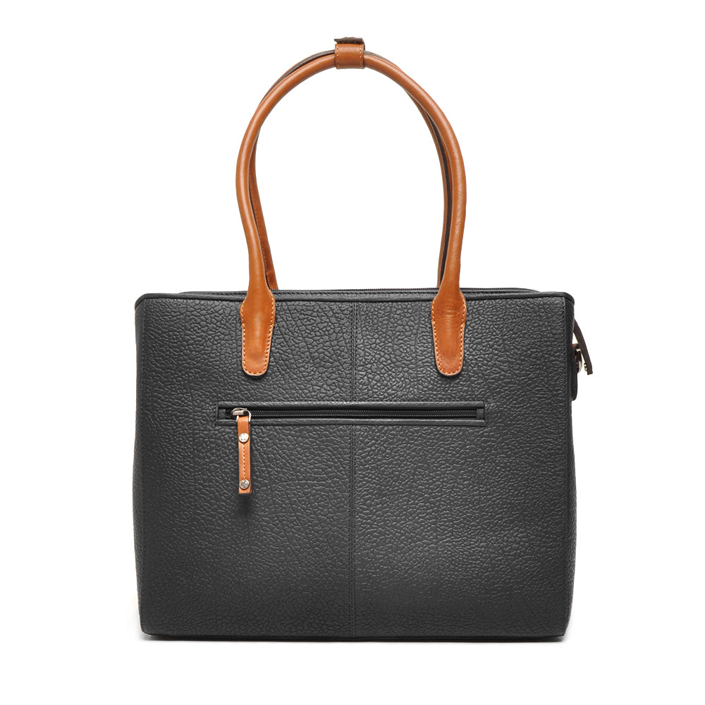 Berba Business Bag Chamonix Black | Echtes Leder
