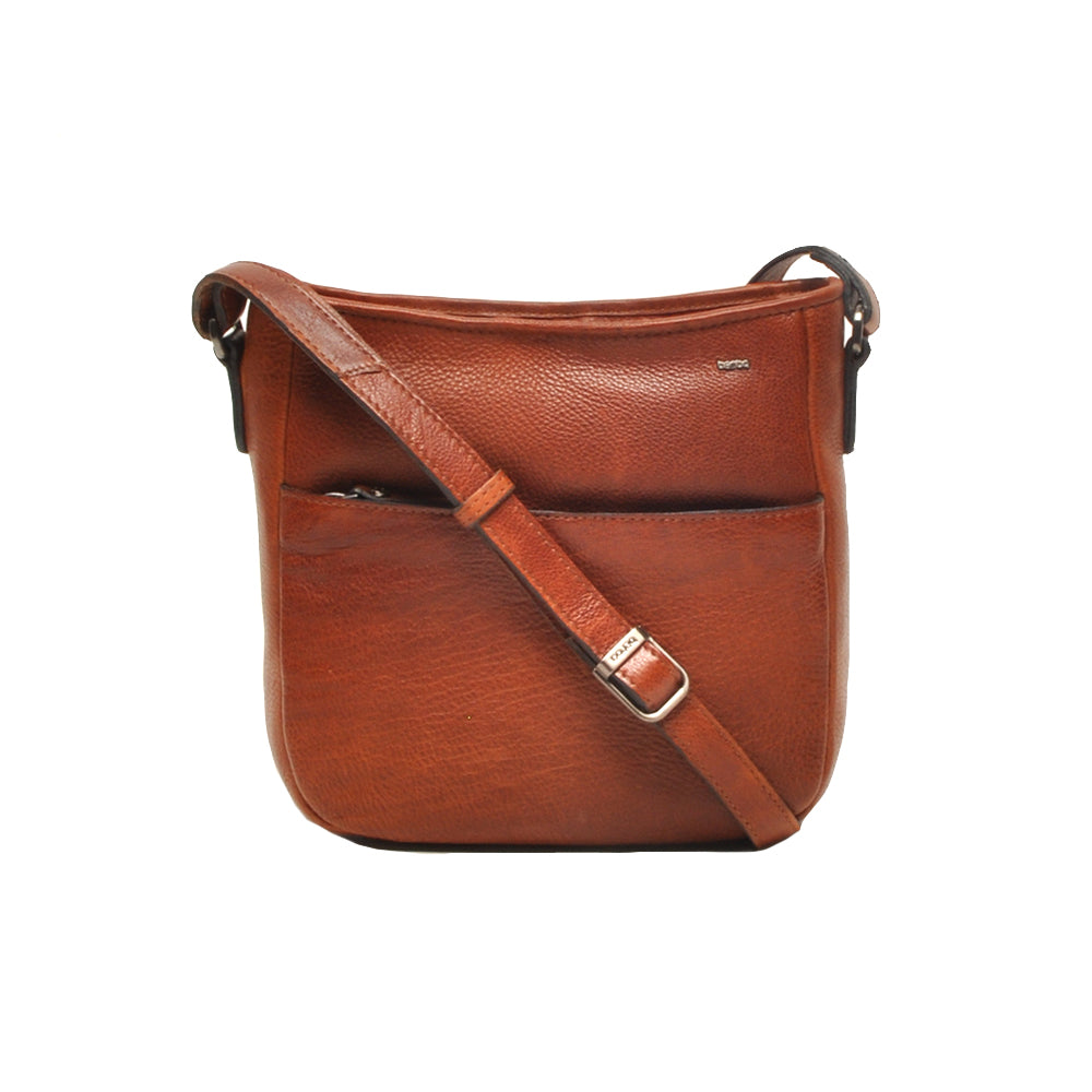 Berba Crossbody Bag Lucca Brandy | Echtes Leder