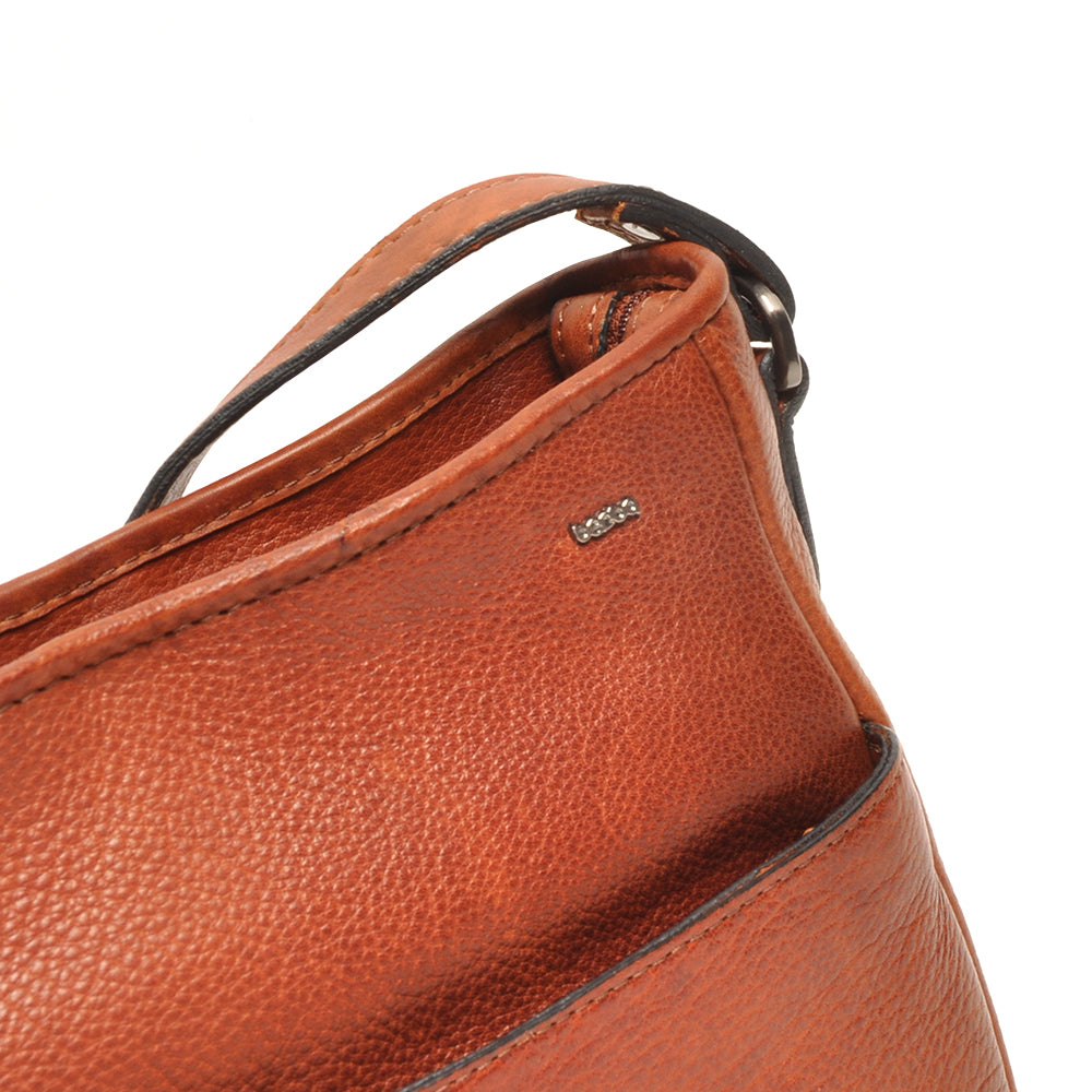 Berba Crossbody Bag Lucca Brandy | Echtes Leder