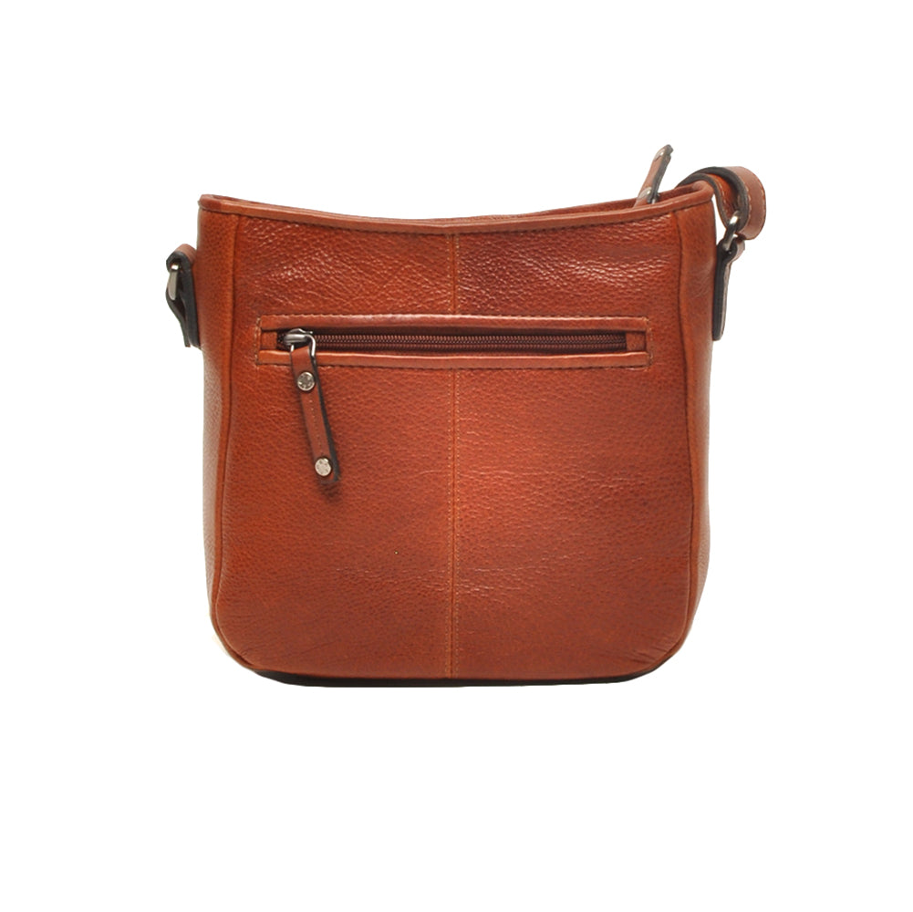 Berba Crossbody Bag Lucca Brandy | Echtes Leder
