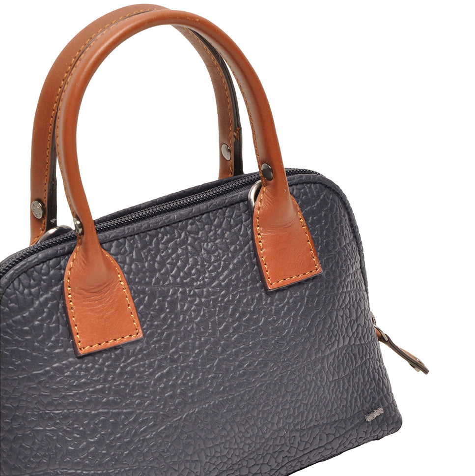 Berba Mini-Tasche Chamonix Navy | Echtes Leder