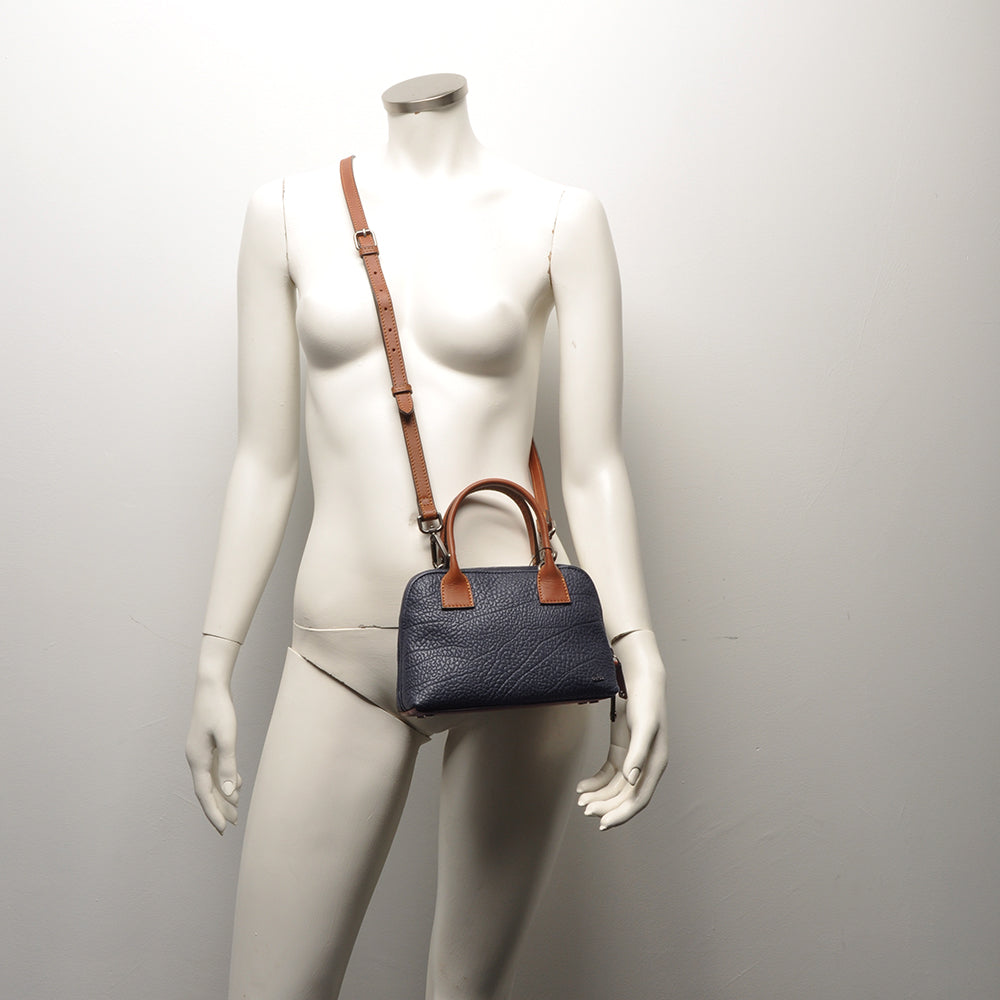 Berba Mini-Tasche Chamonix Navy | Echtes Leder