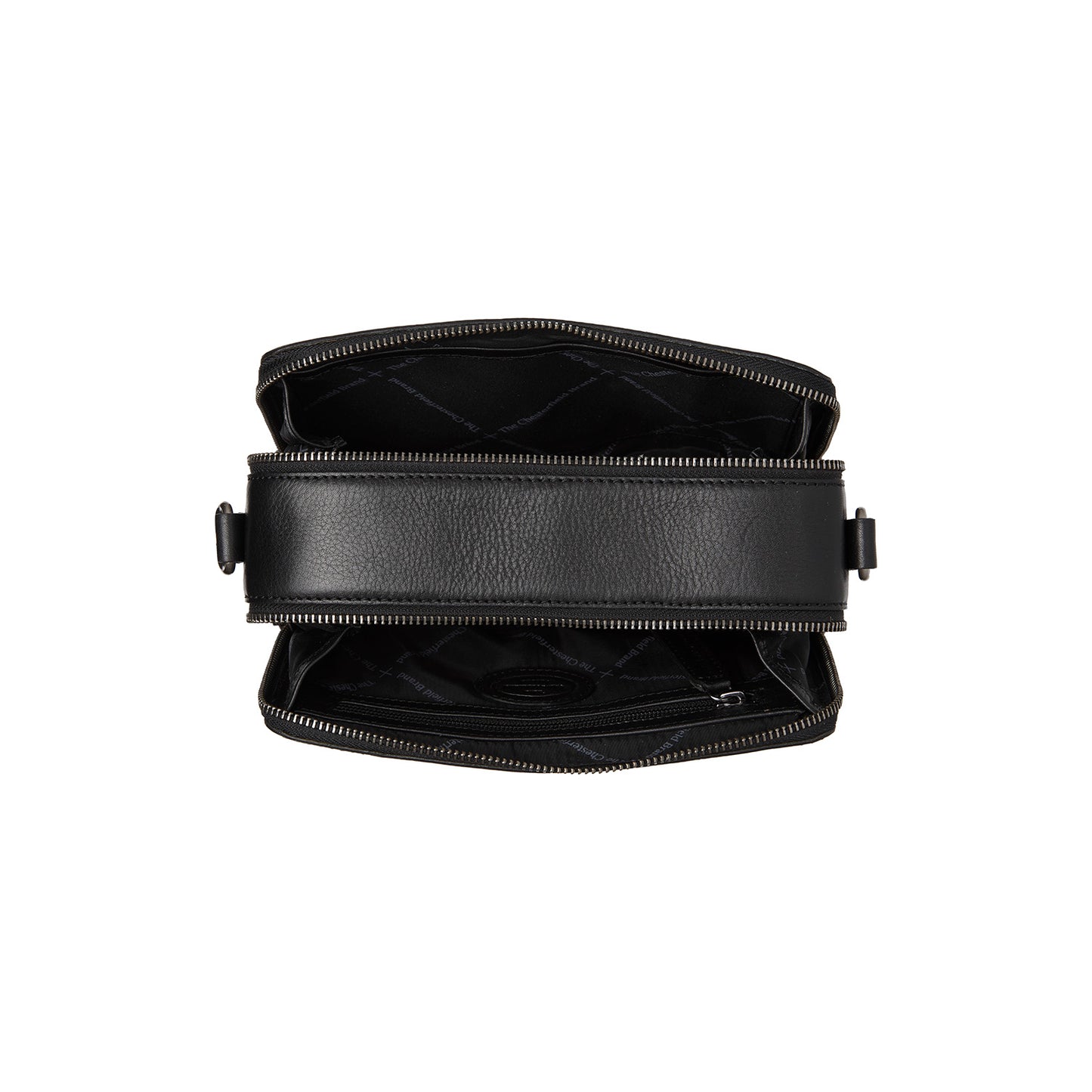 The Chesterfield Brand Umhängetasche BARDOLINO Schwarz| Echtes Leder