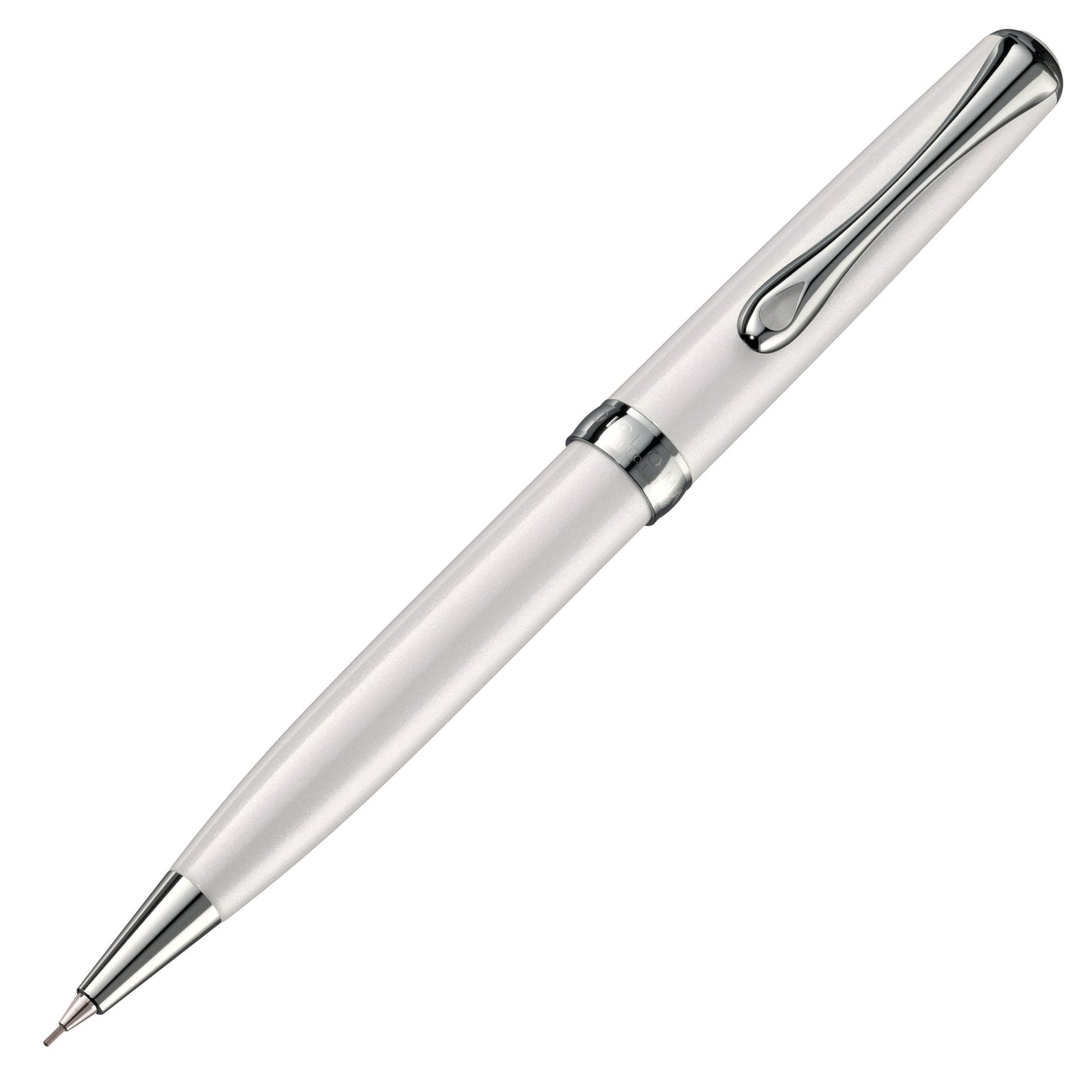 Diplomat Drehbleistift EXCELLENCE A2 Weiß Perlmutt Chrom