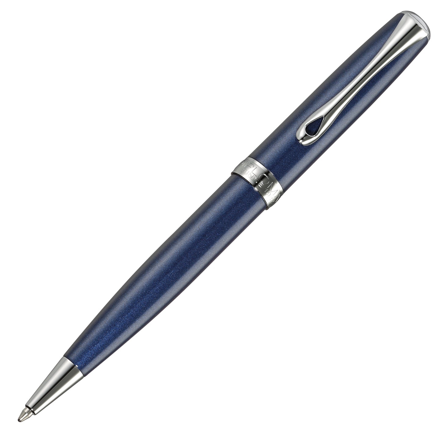Diplomat Kugelschreiber EXCELLENCE A2 Midnight Blue Chrom easyFlow