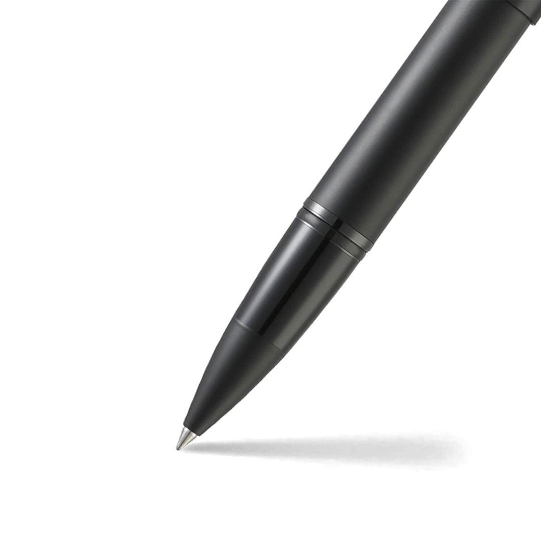 Sheaffer Tintenroller Icon mattschwarz mit roten PVD-Beschlägen