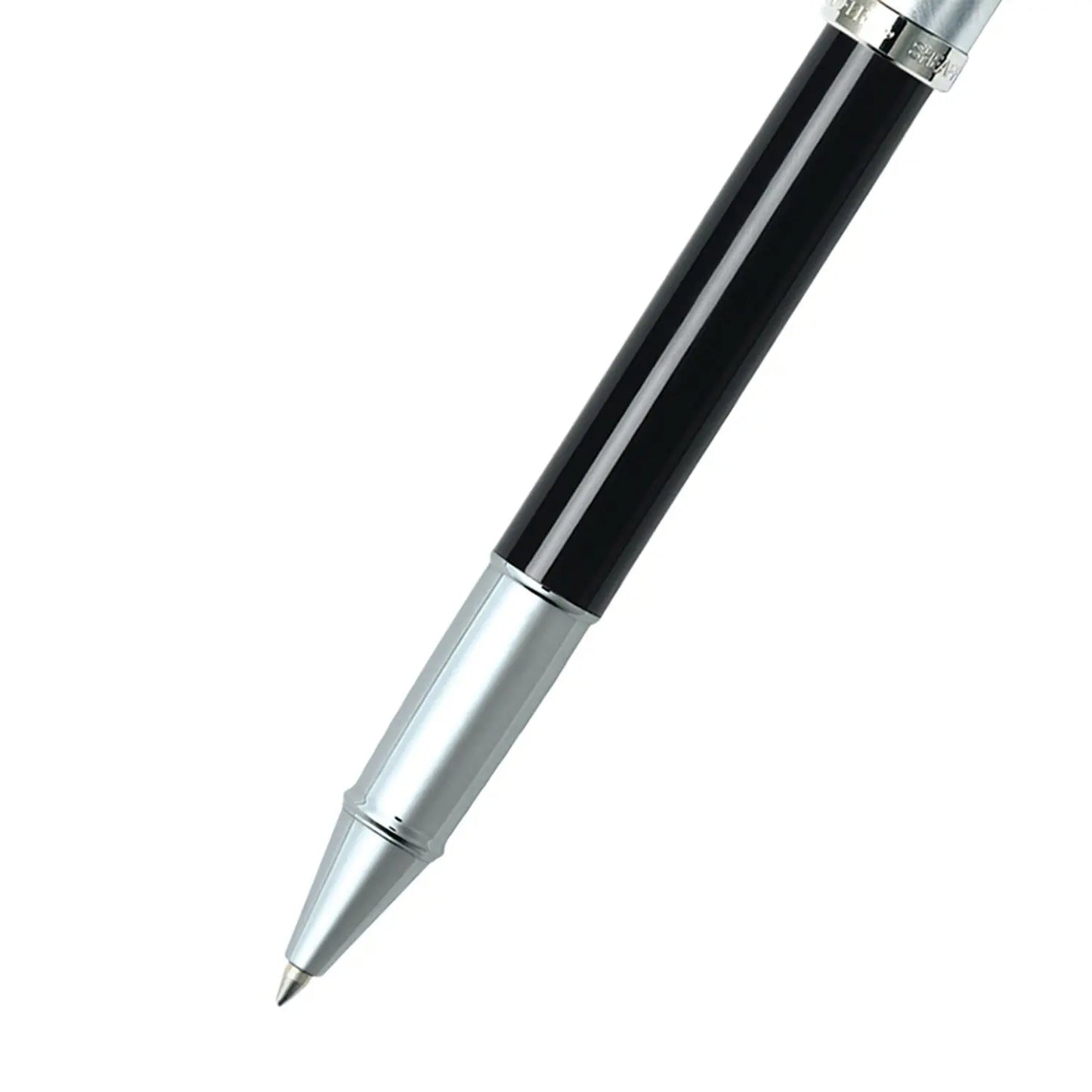 Sheaffer Tintenroller 100 schwarzer Schaft mit verchromter Kappe und Griffstück