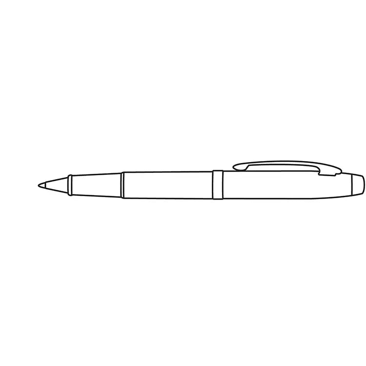 Sheaffer Tintenroller 100 schwarzer Schaft mit verchromtem Griffstück