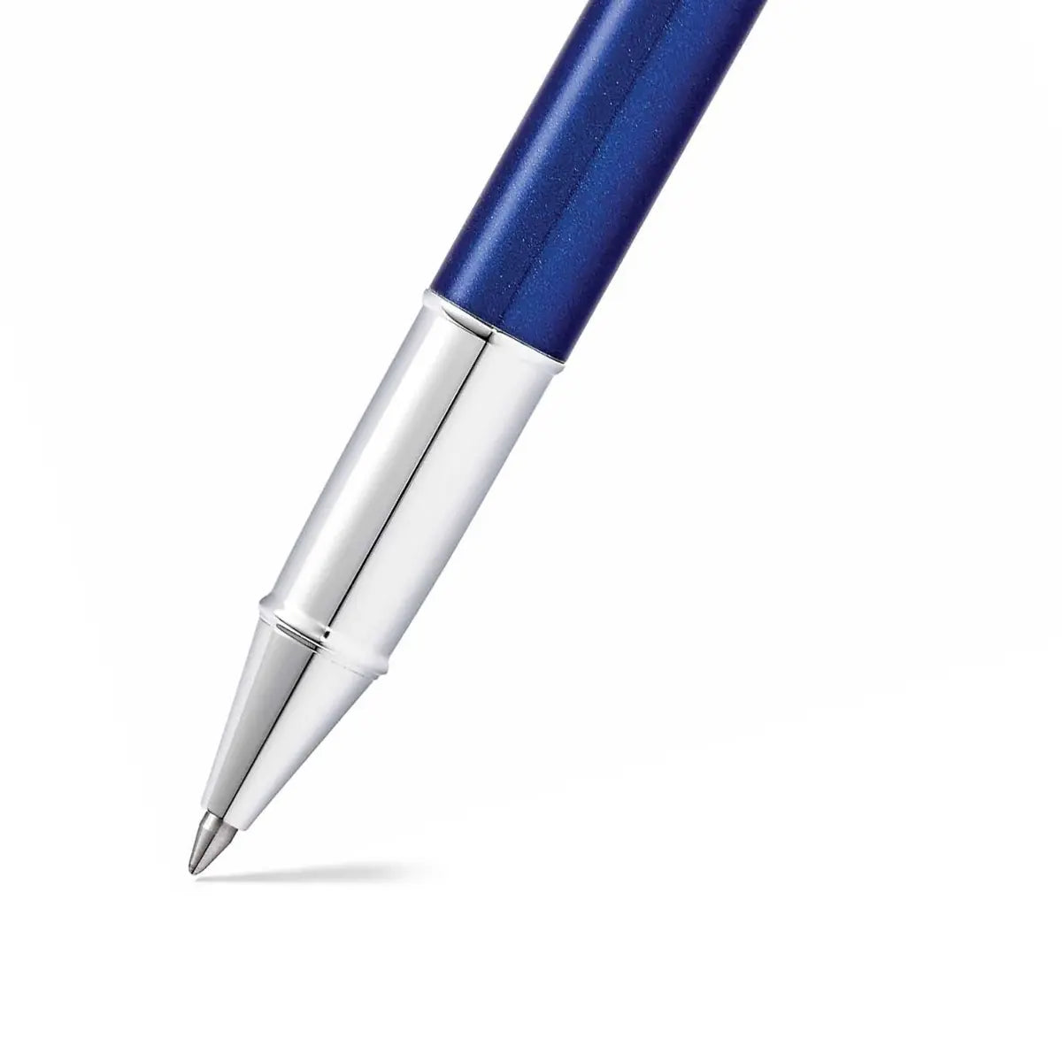 Sheaffer Tintenroller 100 blauer Schaft mit verchromten Beschlägen
