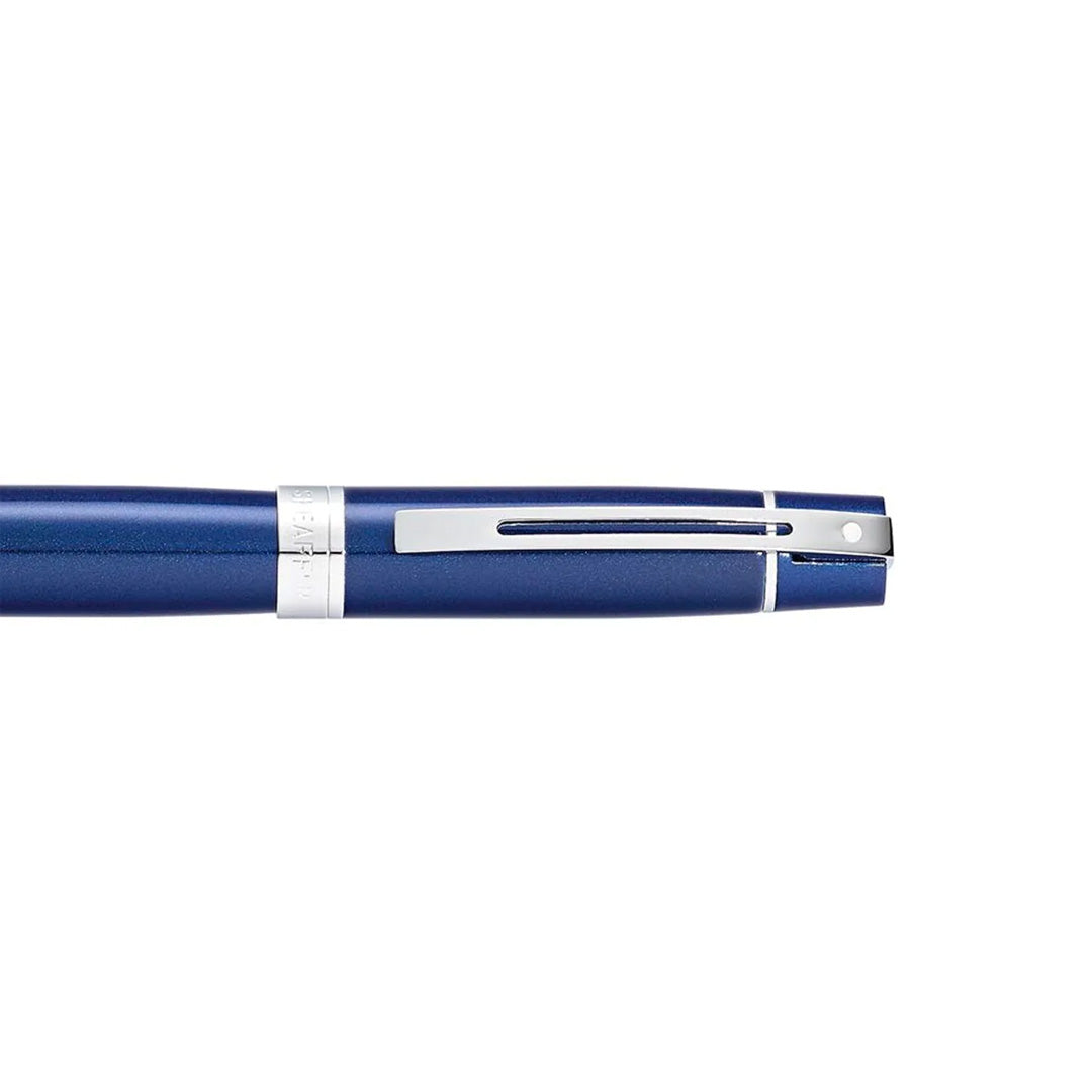 Sheaffer Tintenroller 300 blauer Schaft mit verchromten Beschlägen