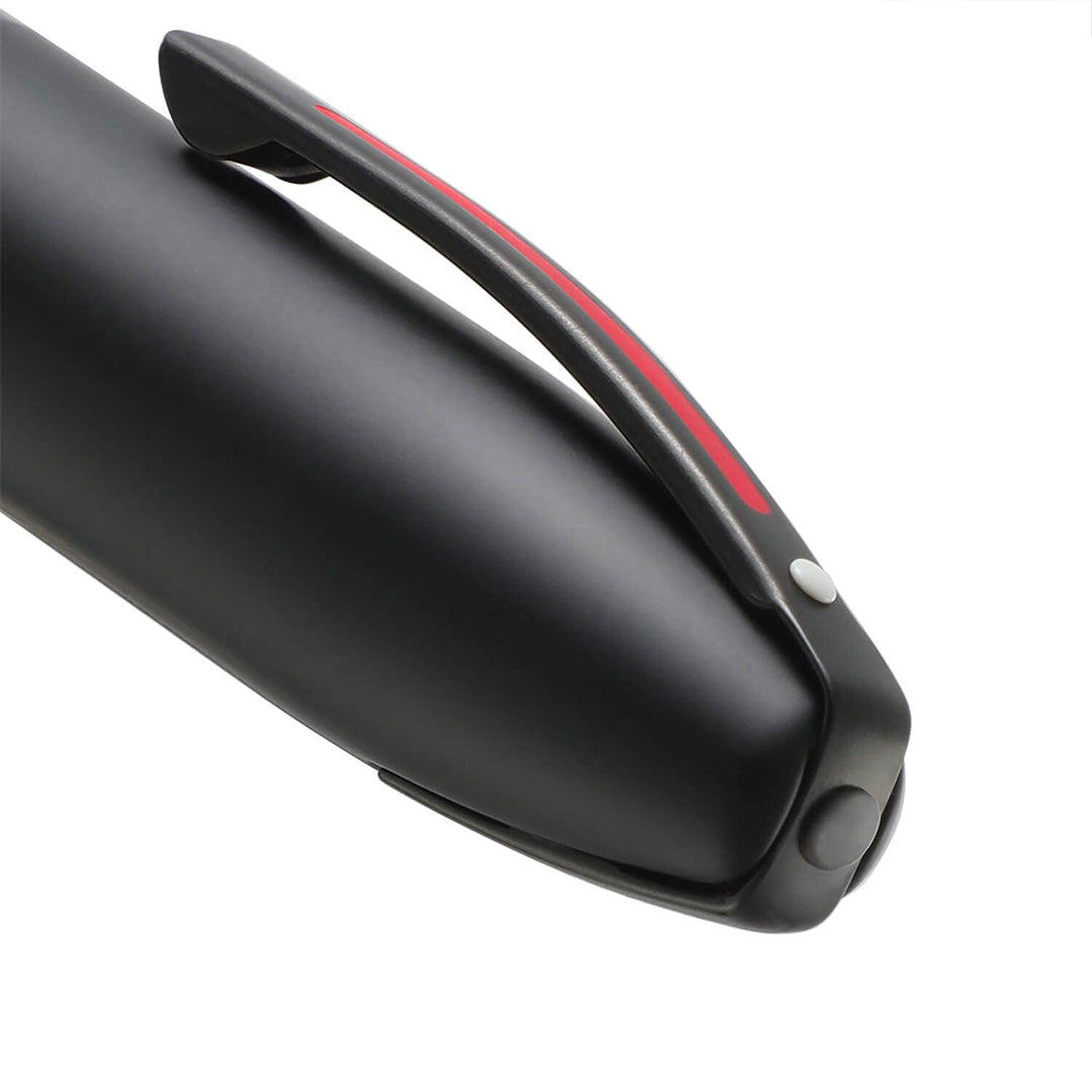 Sheaffer Kugelschreiber Icon mattschwarz mit roten PVD-Beschlägen