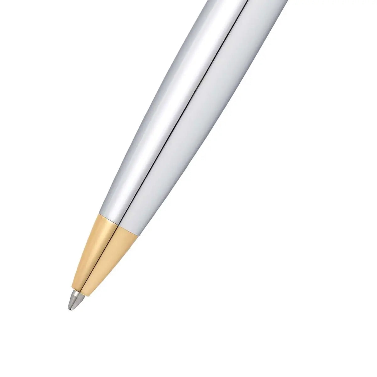 Sheaffer Kugelschreiber 300 verchromt mit goldfarbenen Beschlägen