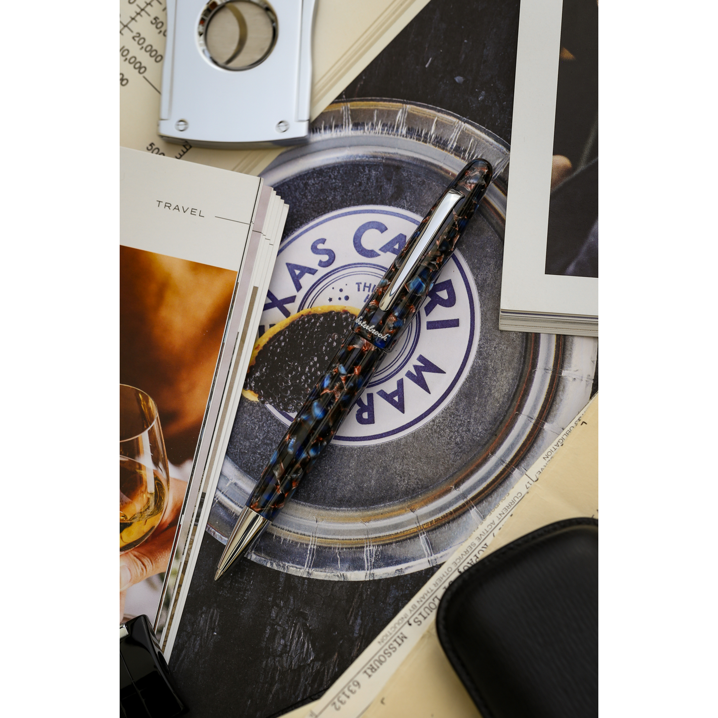 Esterbrook Kugelschreiber ESTIE Nouveau Blue Silber