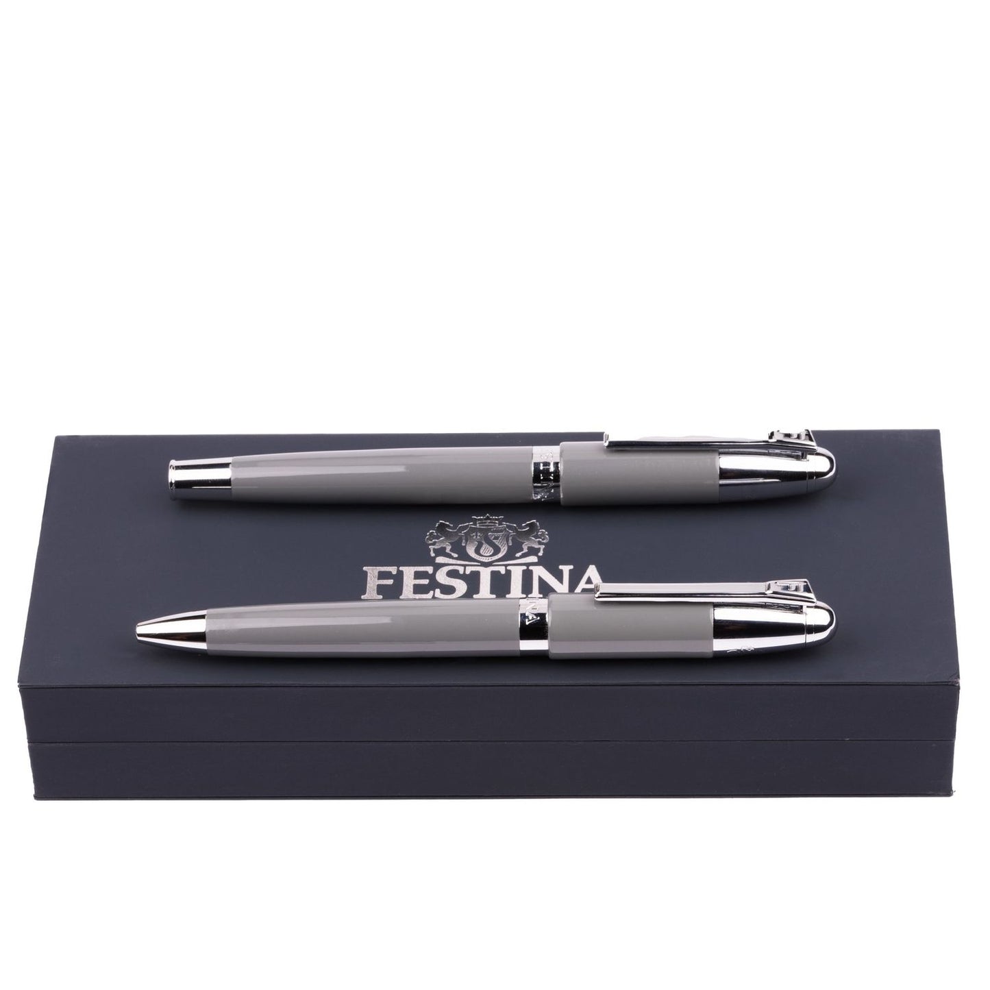 Festina Set Classicals Chrome Grey (kugelschreiber & füllfederhalter)