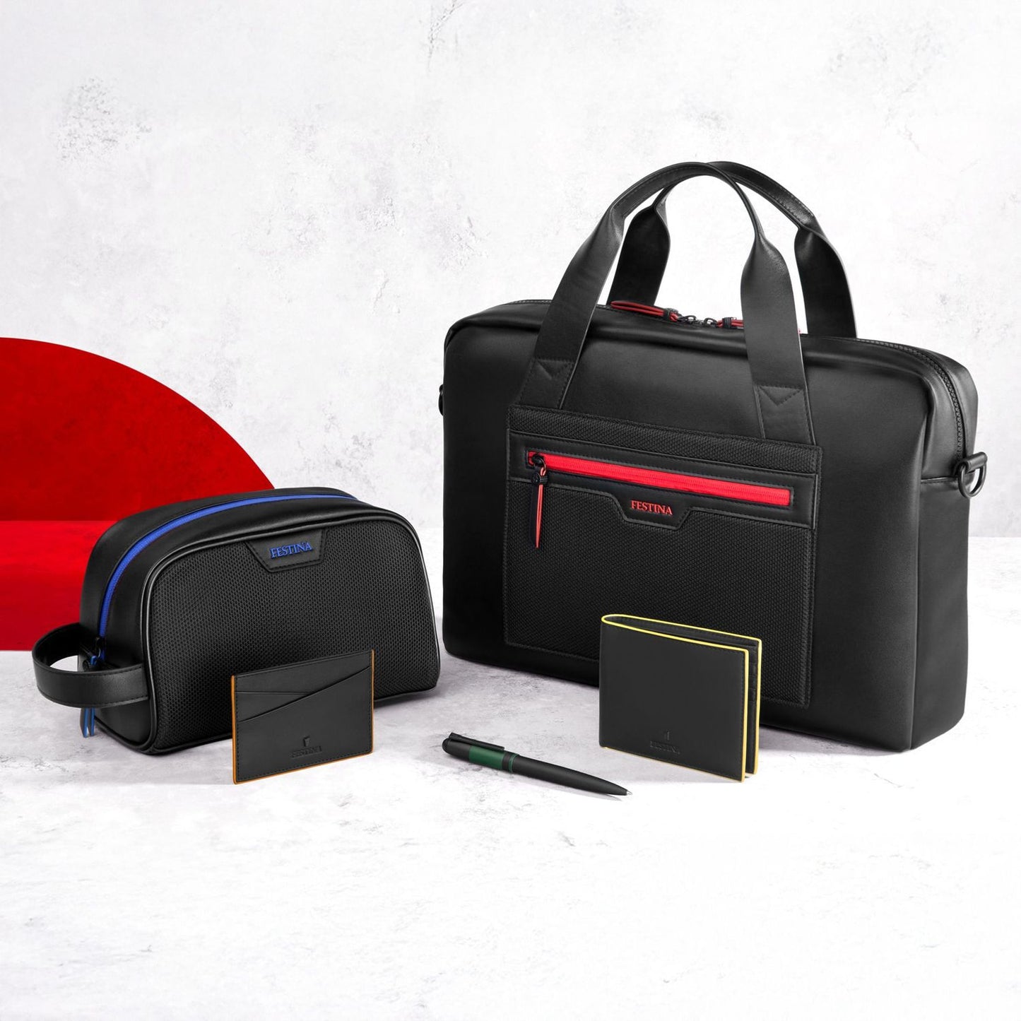 Festina Aktentasche Black Edition Red
