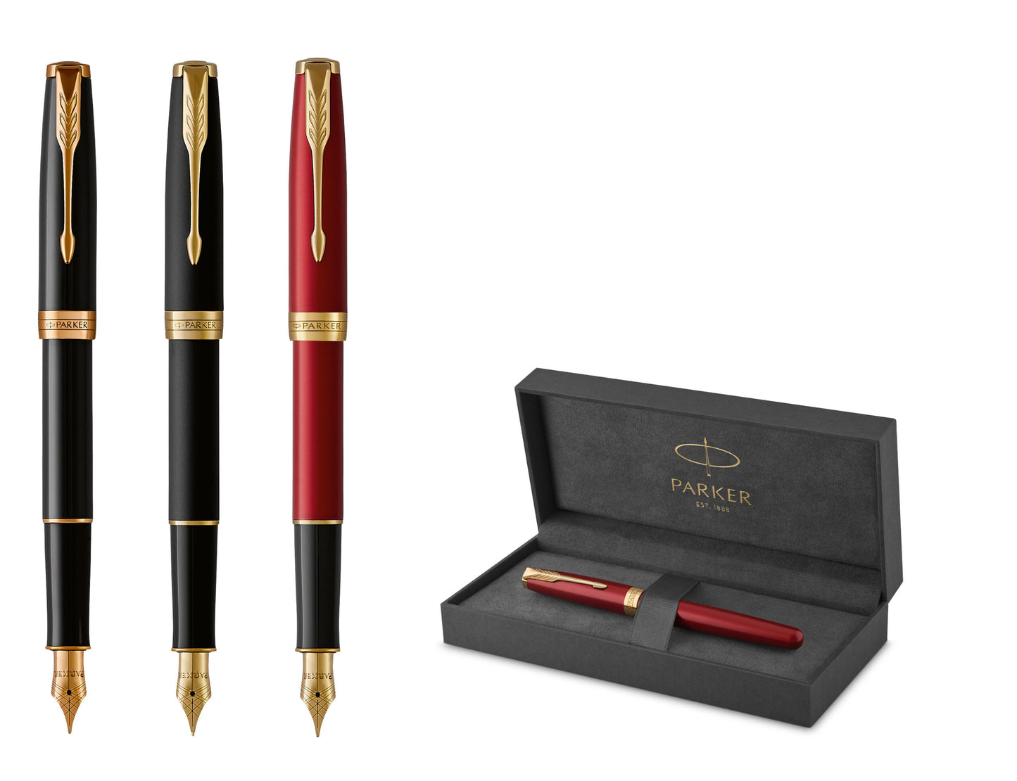 Parker Füllfederhalter SONNET Core Lackschwarz GC