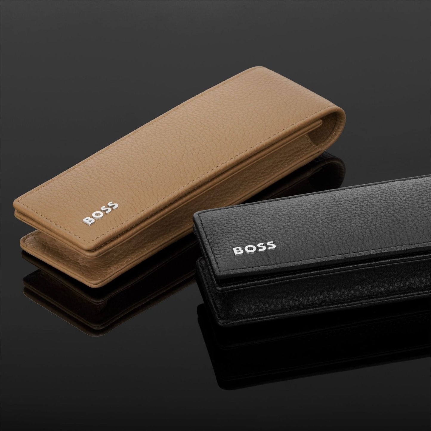 Hugo Boss Schreibgeräteetui Classic Grained Black