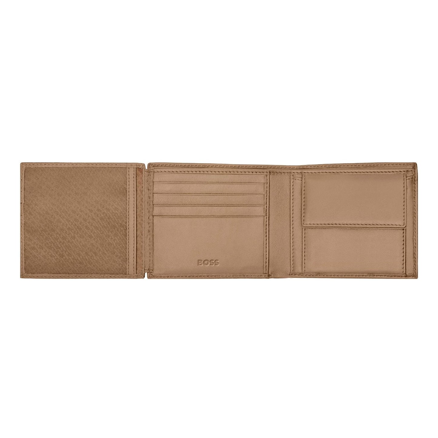 Hugo Boss Brieftasche mit Klappe Classic Grained Camel