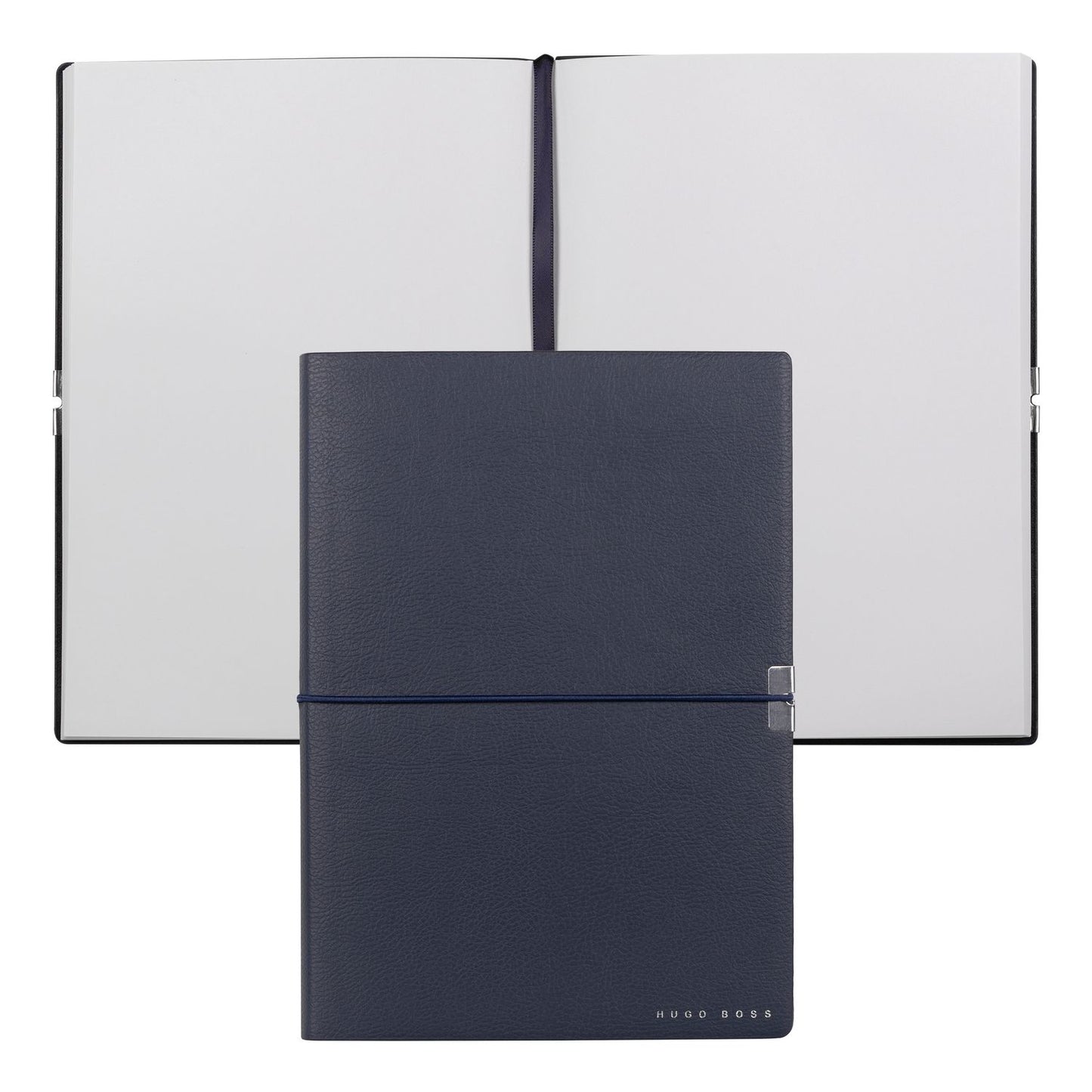 Hugo Boss Notizbuch A5 Elegance Storyline Navy Plain