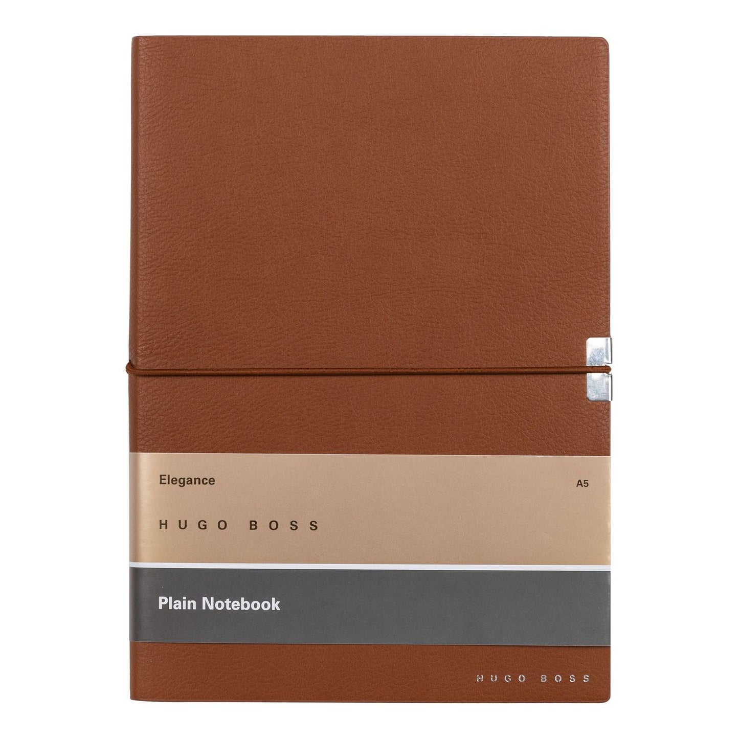 Hugo Boss Notizblock A5 Elegance Camel Plain