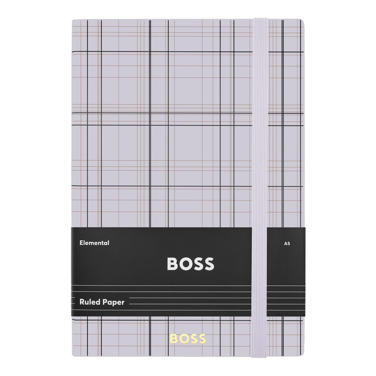 Hugo Boss A5 Notizbuch Checkered Lilac Lined