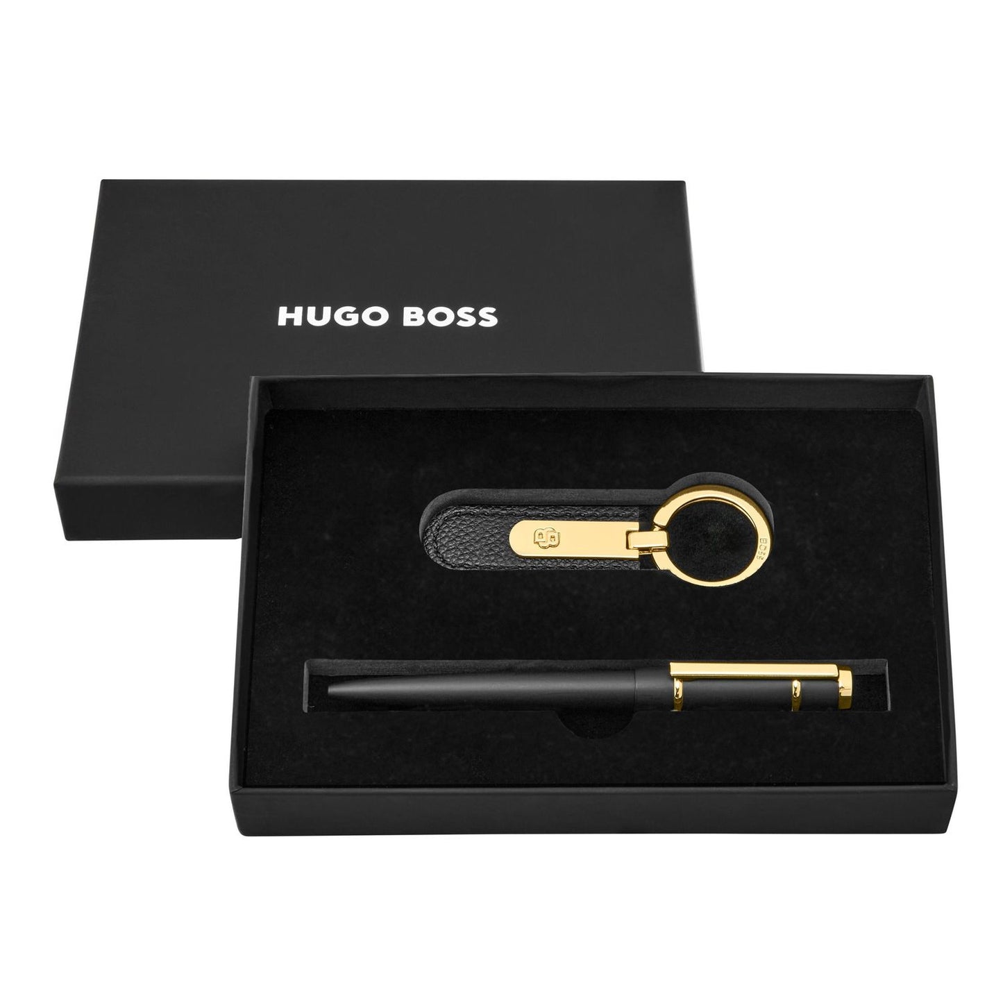 Hugo Boss Set HUGO BOSS Black (kugelschreiber & schlüsselring)