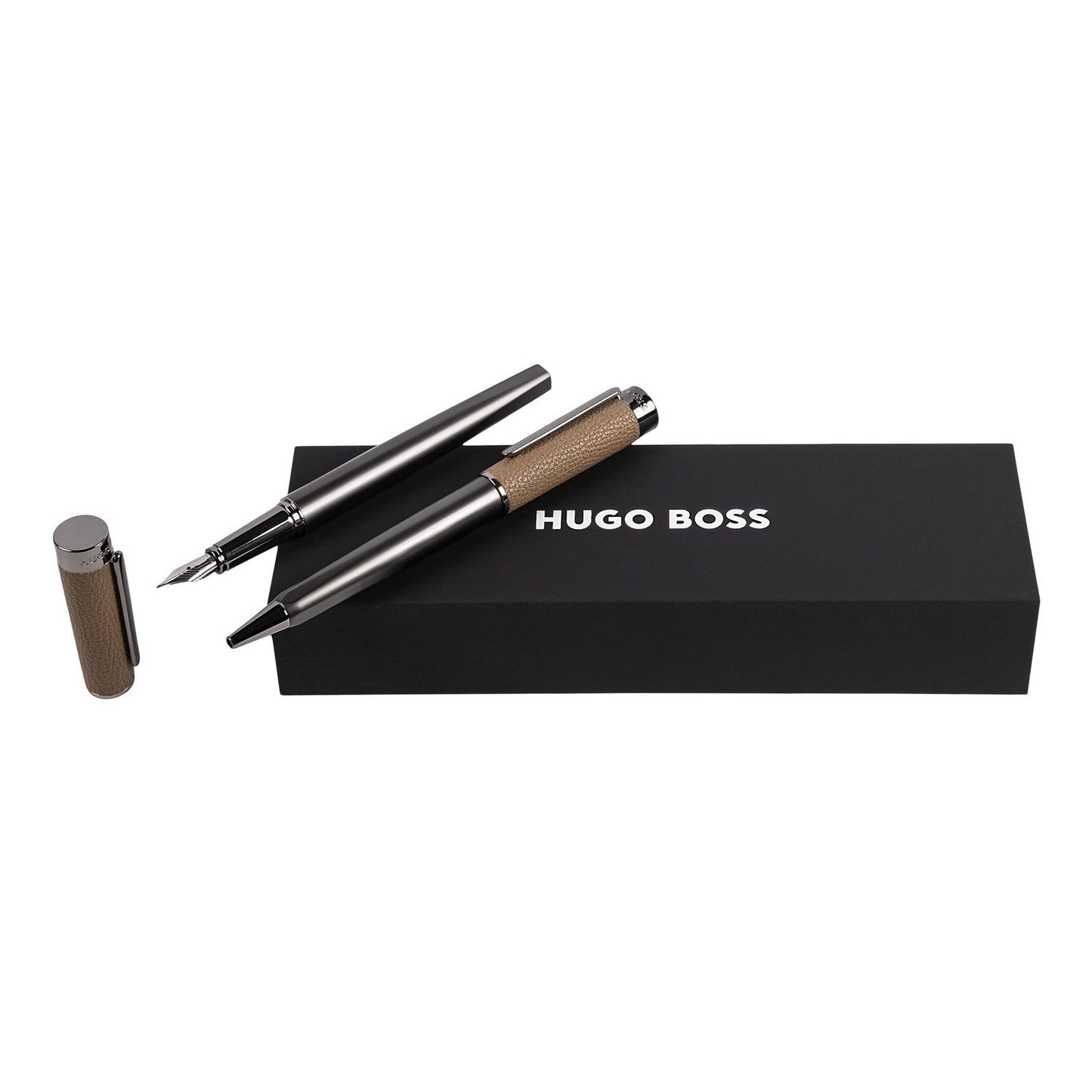 Hugo Boss Set Corium Camel (kugelschreiber & füllfederhalter)
