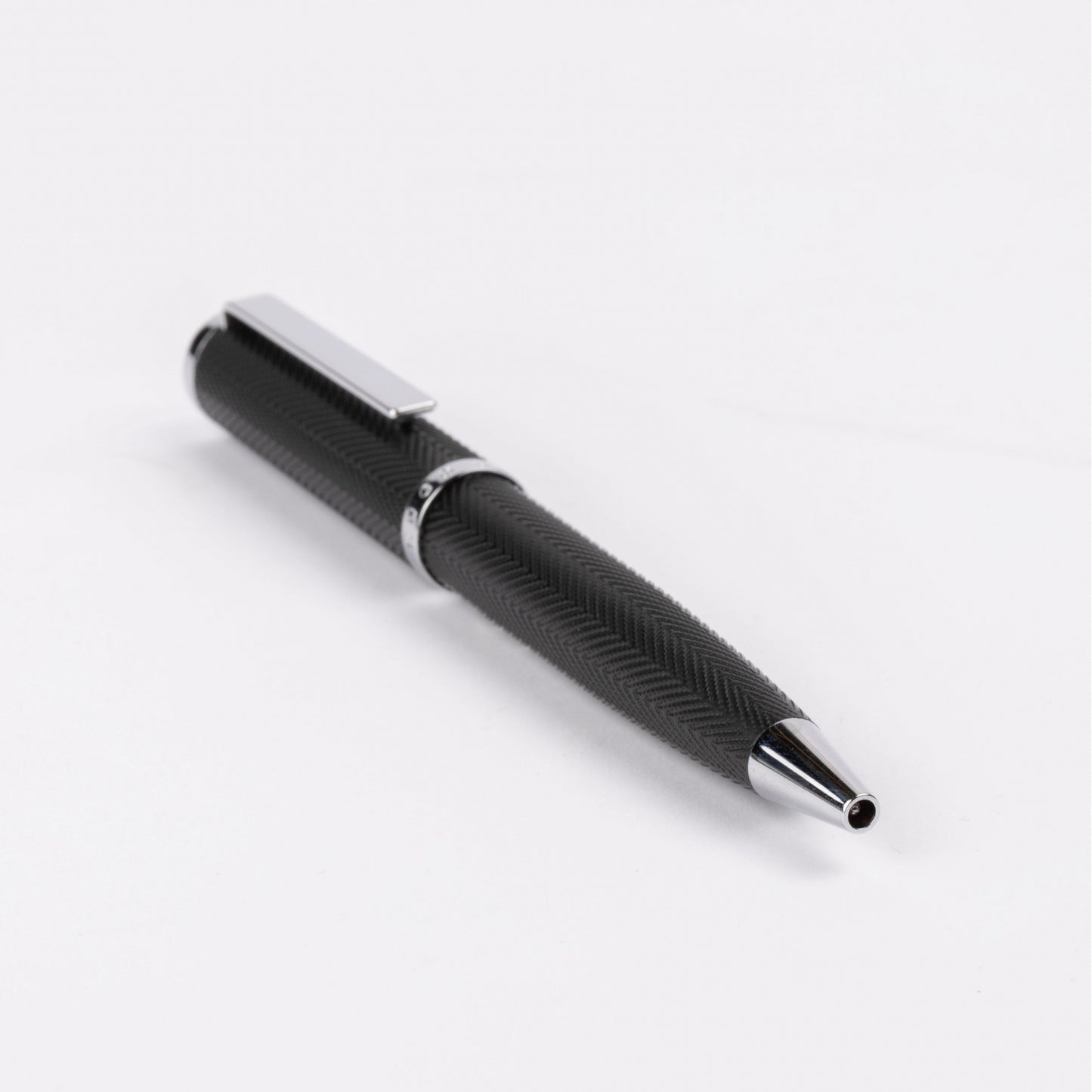 Hugo Boss Kugelschreiber Formation Herringbone Chrome