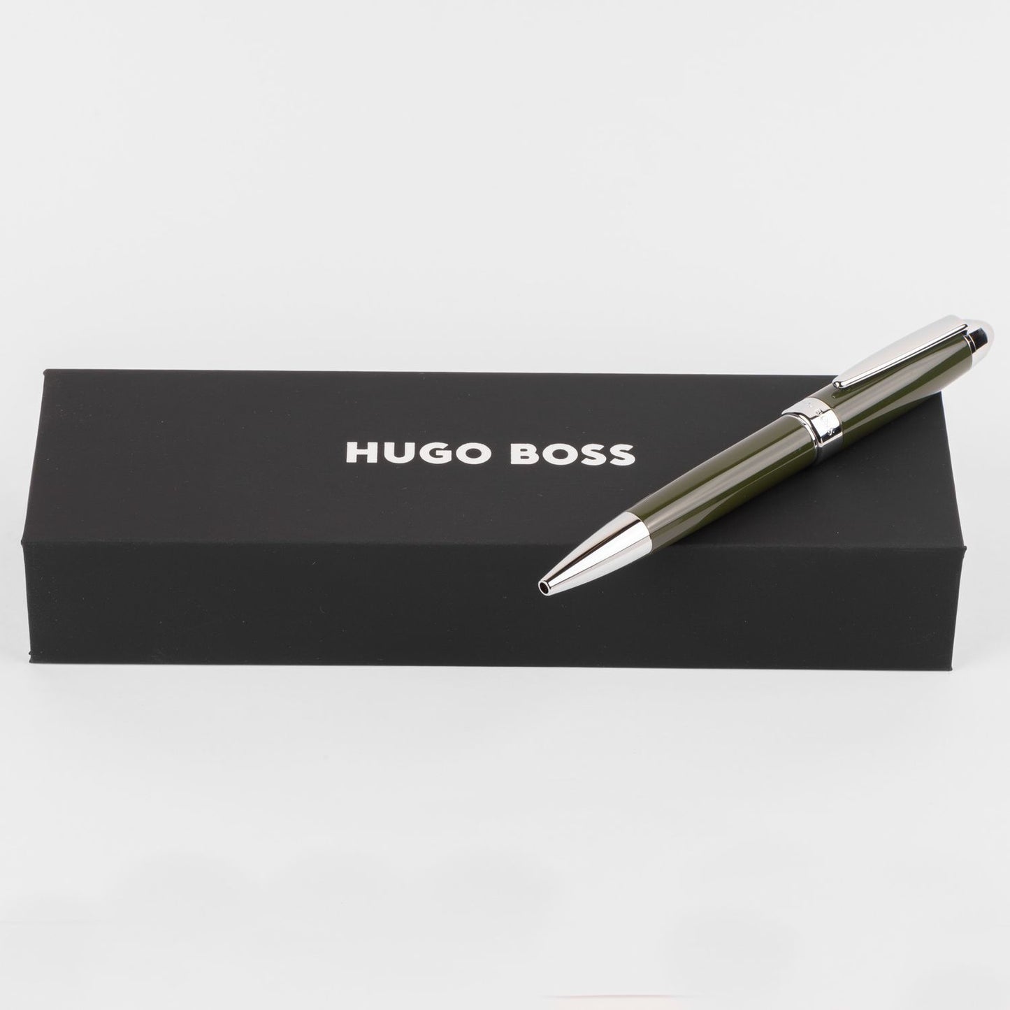 Hugo Boss Kugelschreiber Icon Kaki/Chrome
