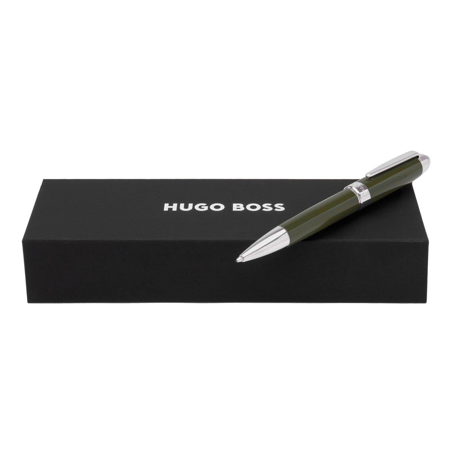 Hugo Boss Kugelschreiber Icon Kaki/Chrome