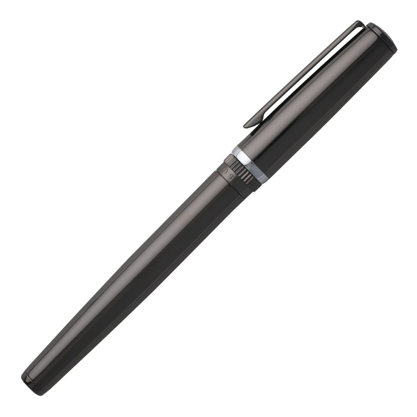 Hugo Boss Tintenroller Gear Metal Dark Chrome