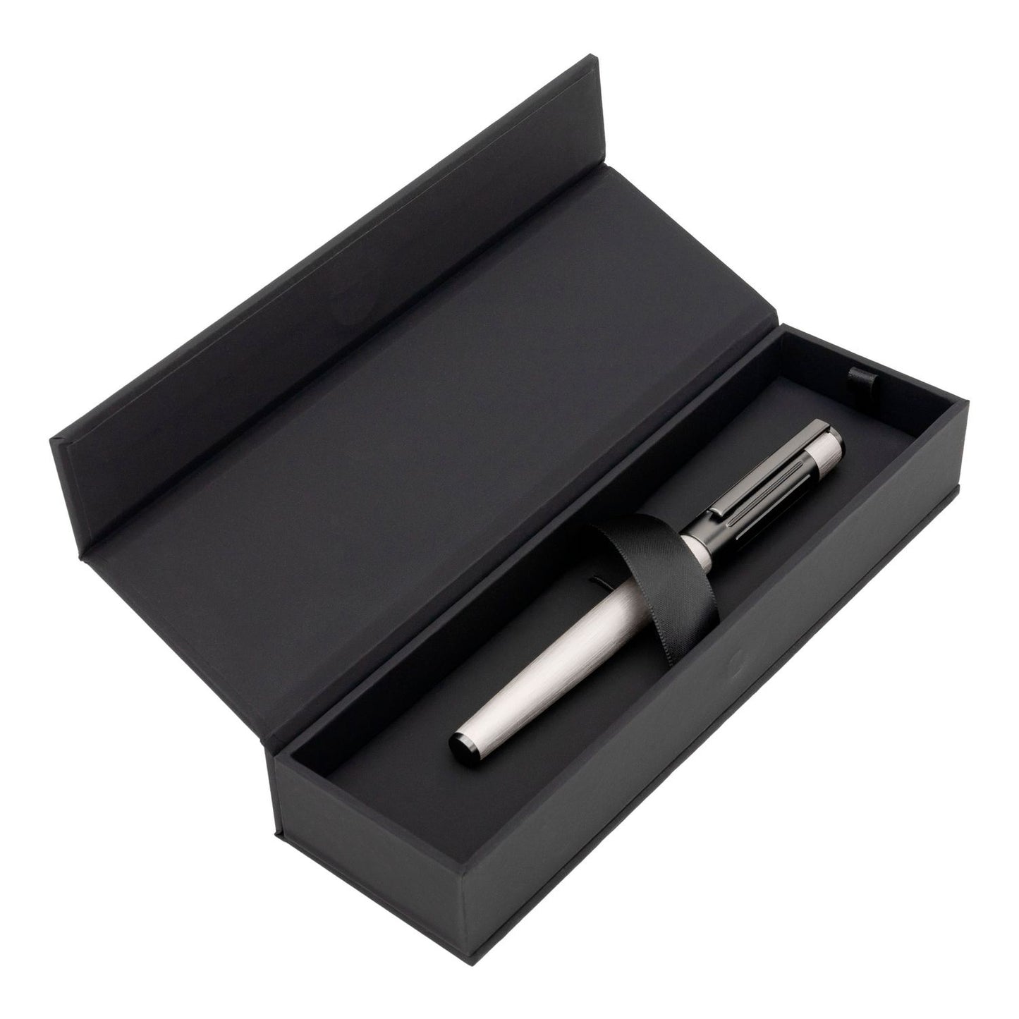 Hugo Boss Tintenroller Gear Ribs Chrome