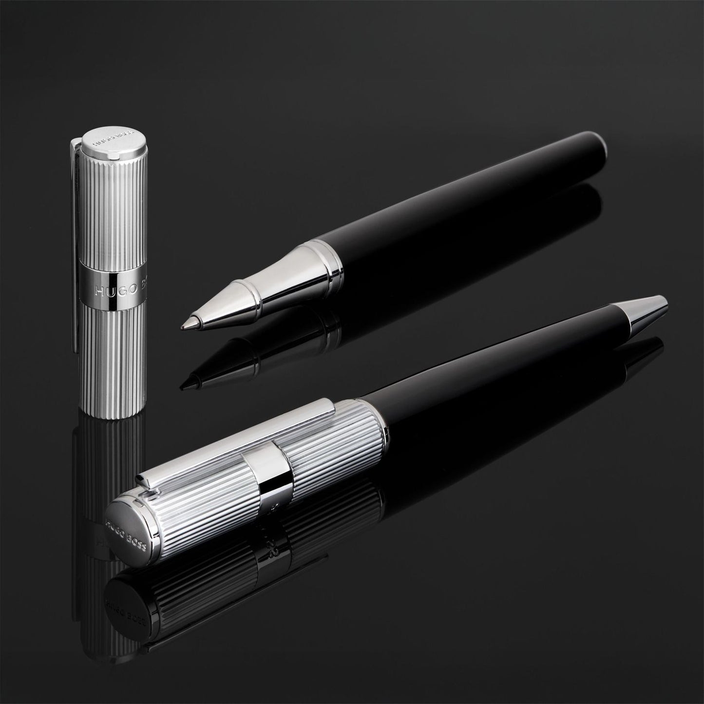 Hugo Boss Tintenroller Formation Line Silver