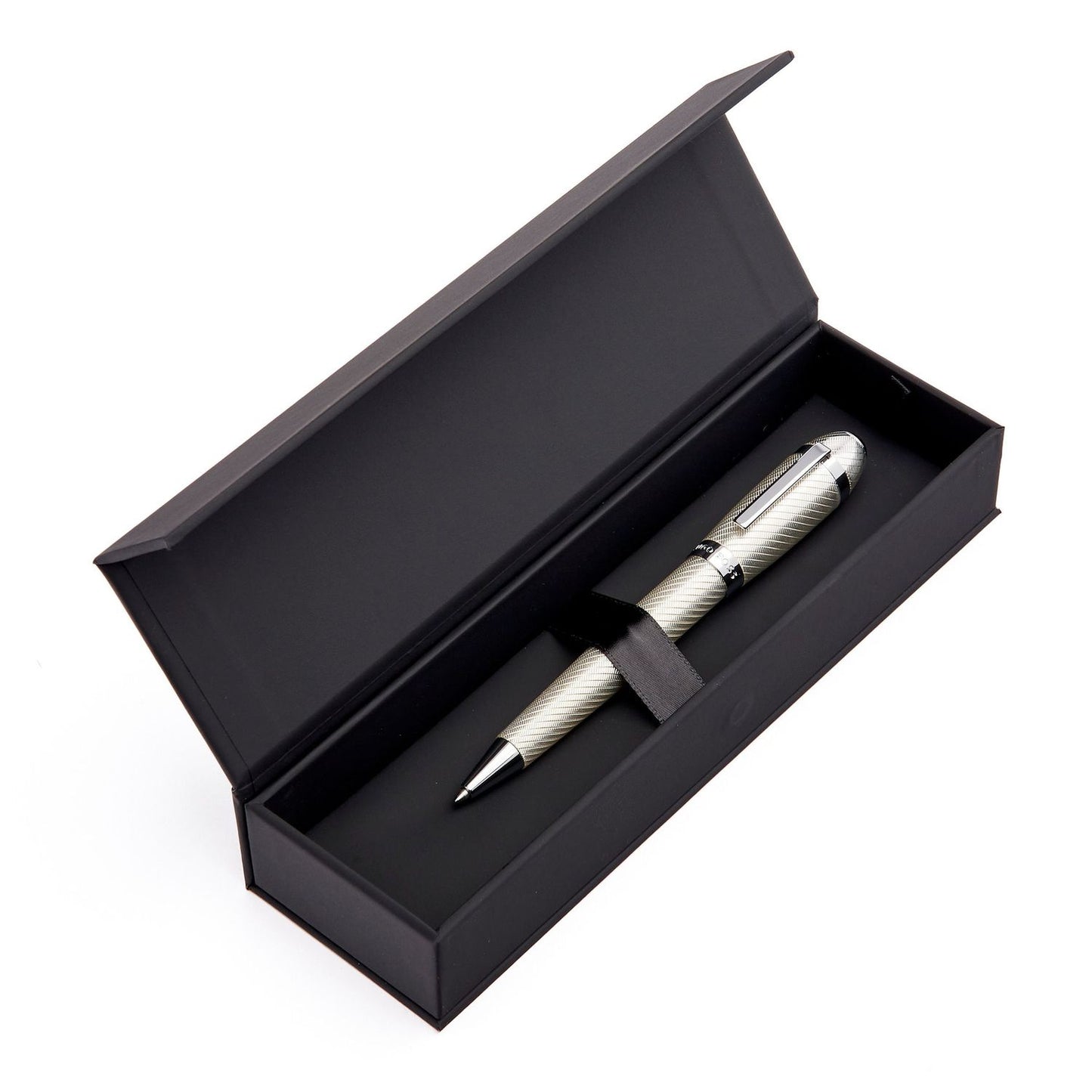 Hugo Boss Kugelschreiber Arc Futurist Silver