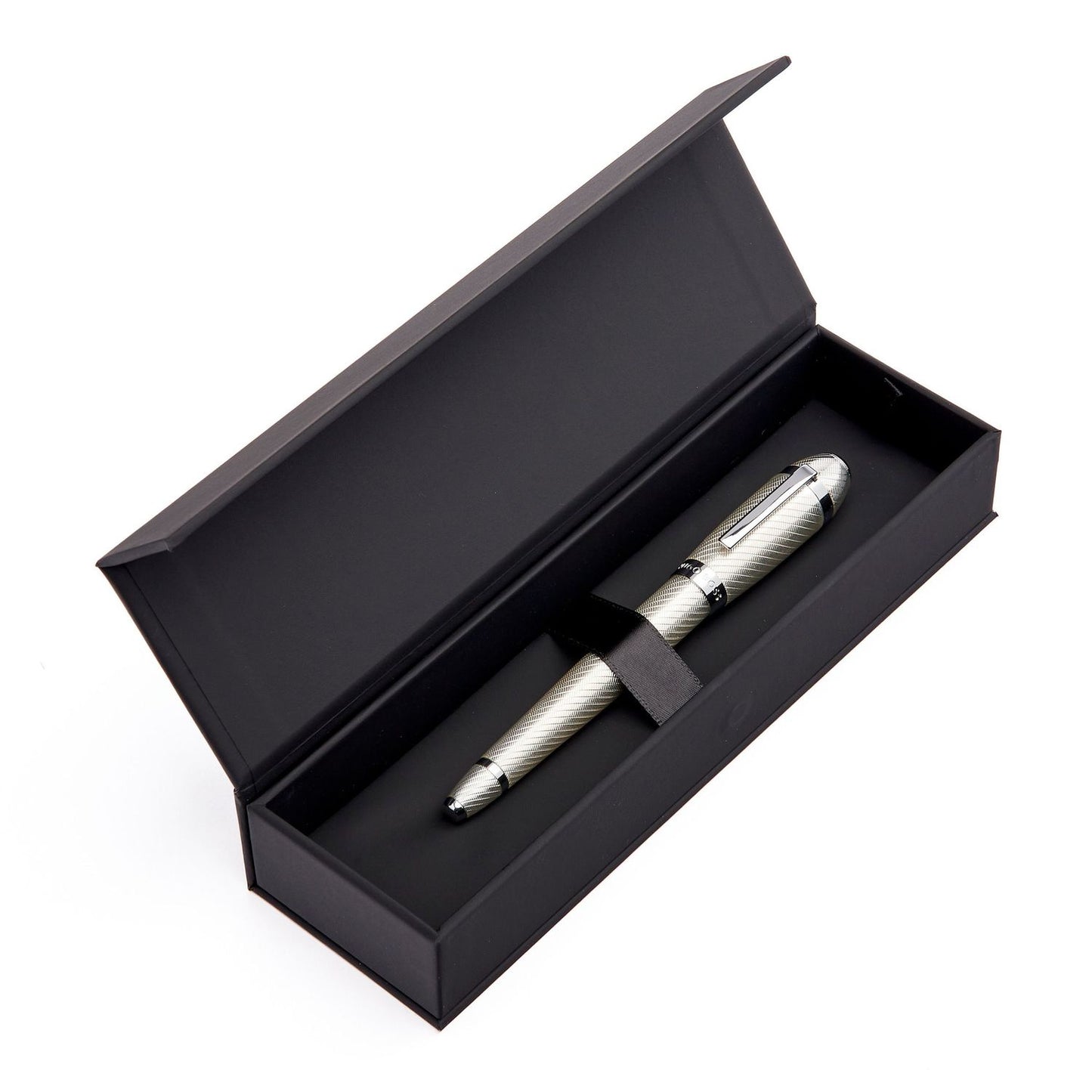 Hugo Boss Tintenroller Arc Futurist Silver