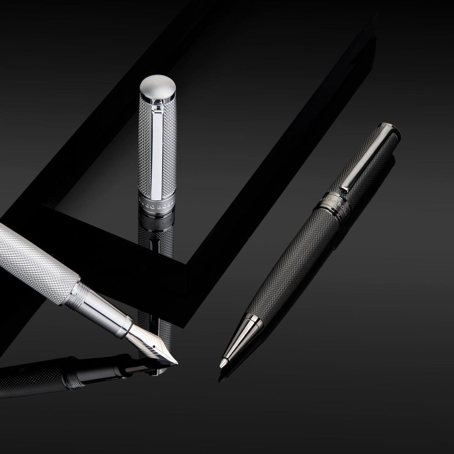 Hugo Boss Kugelschreiber Totem Black