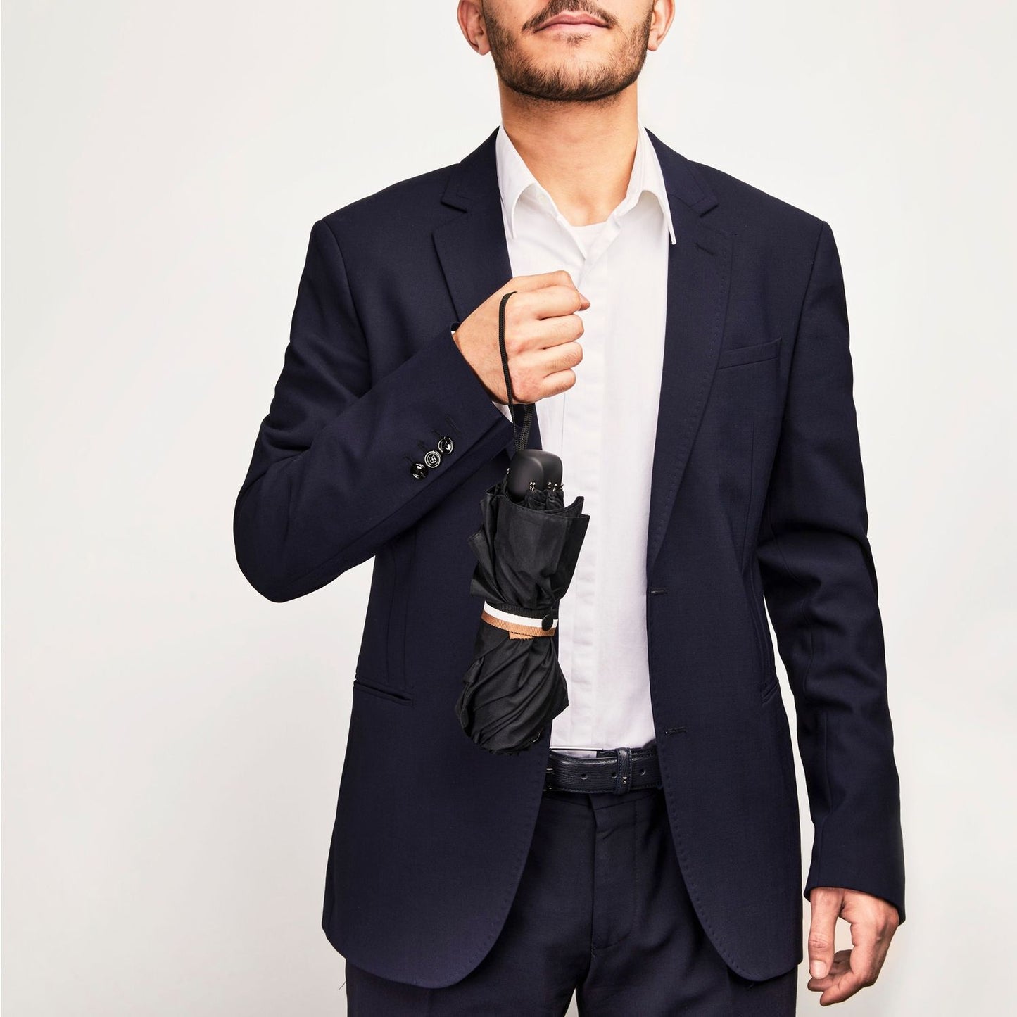 Hugo Boss Regenschirm Mini Iconic Black