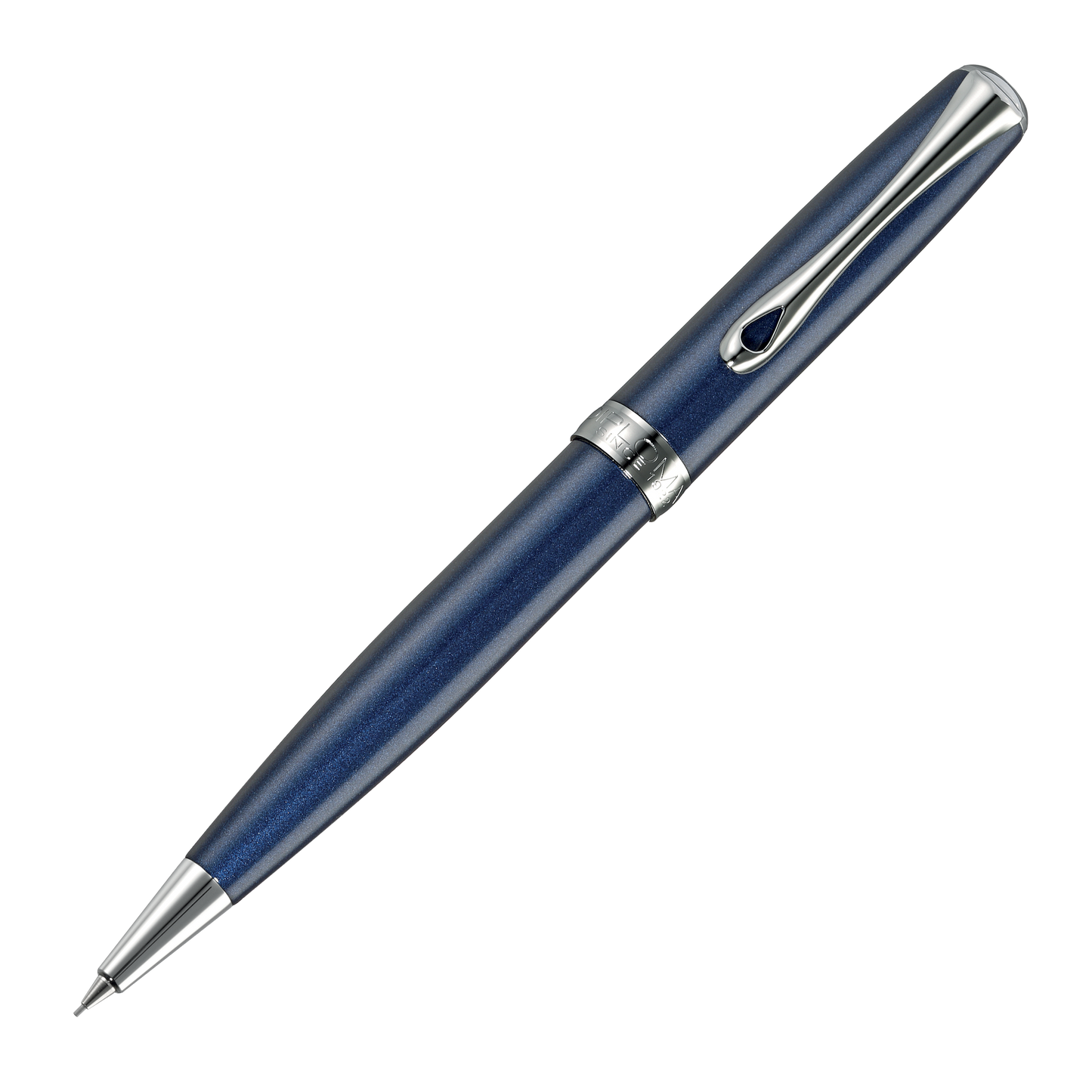 Diplomat Drehbleistift EXCELLENCE A2 Midnight Blue Chrom