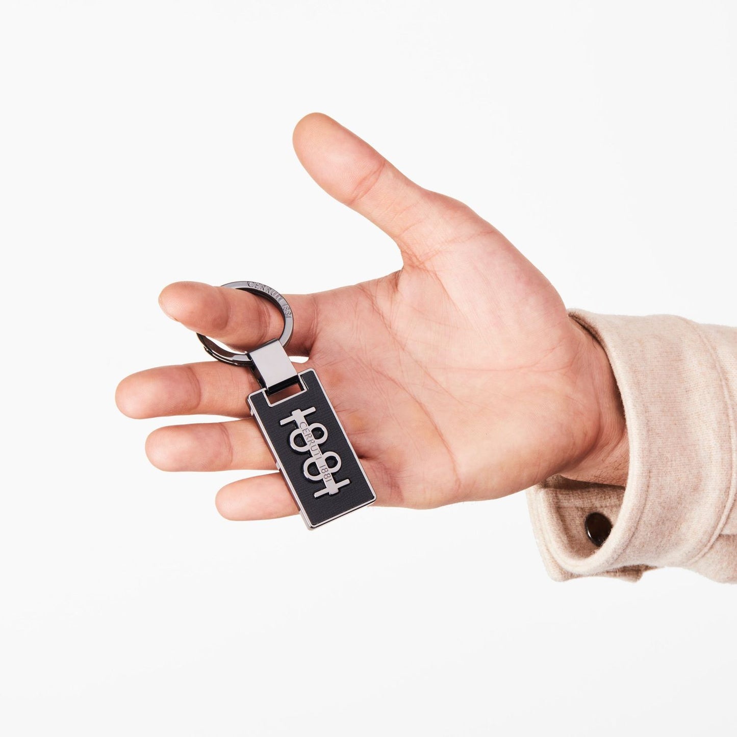 Cerruti 1881 Schlüsselring Irving Black