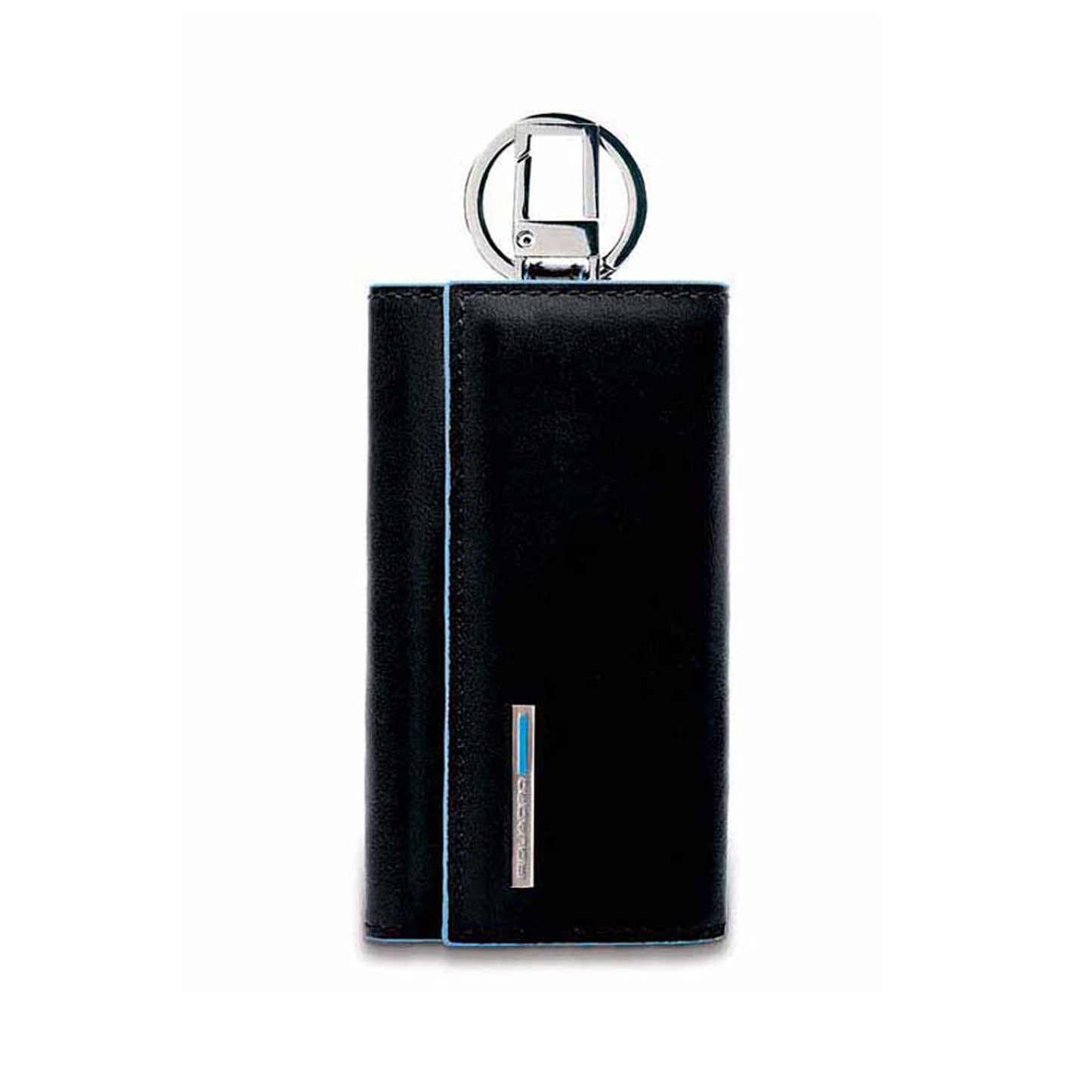 Piquadro Schlüsselmappe PC1397B2 Blue Square Black | Echtes Leder