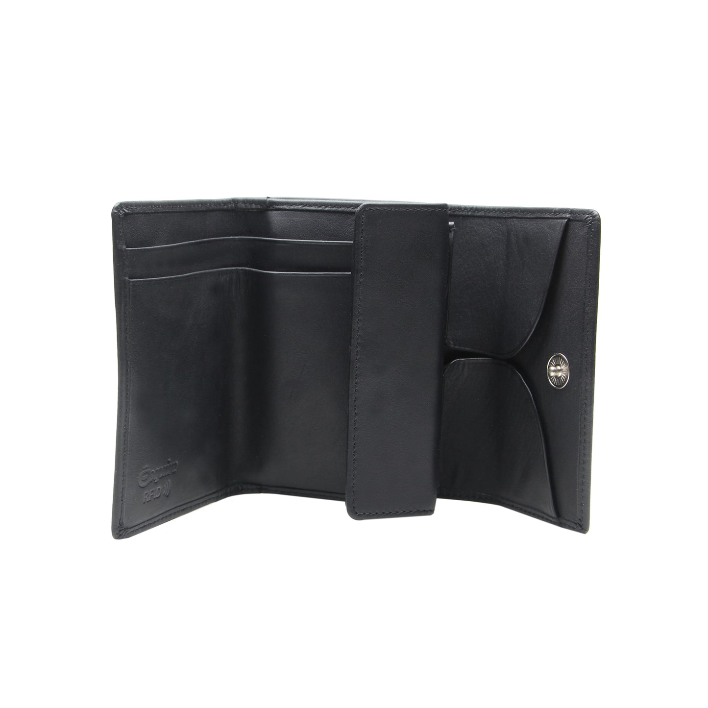 Esquire Herrenbörse LOGO 0112 10 Schwarz | Echtes Leder