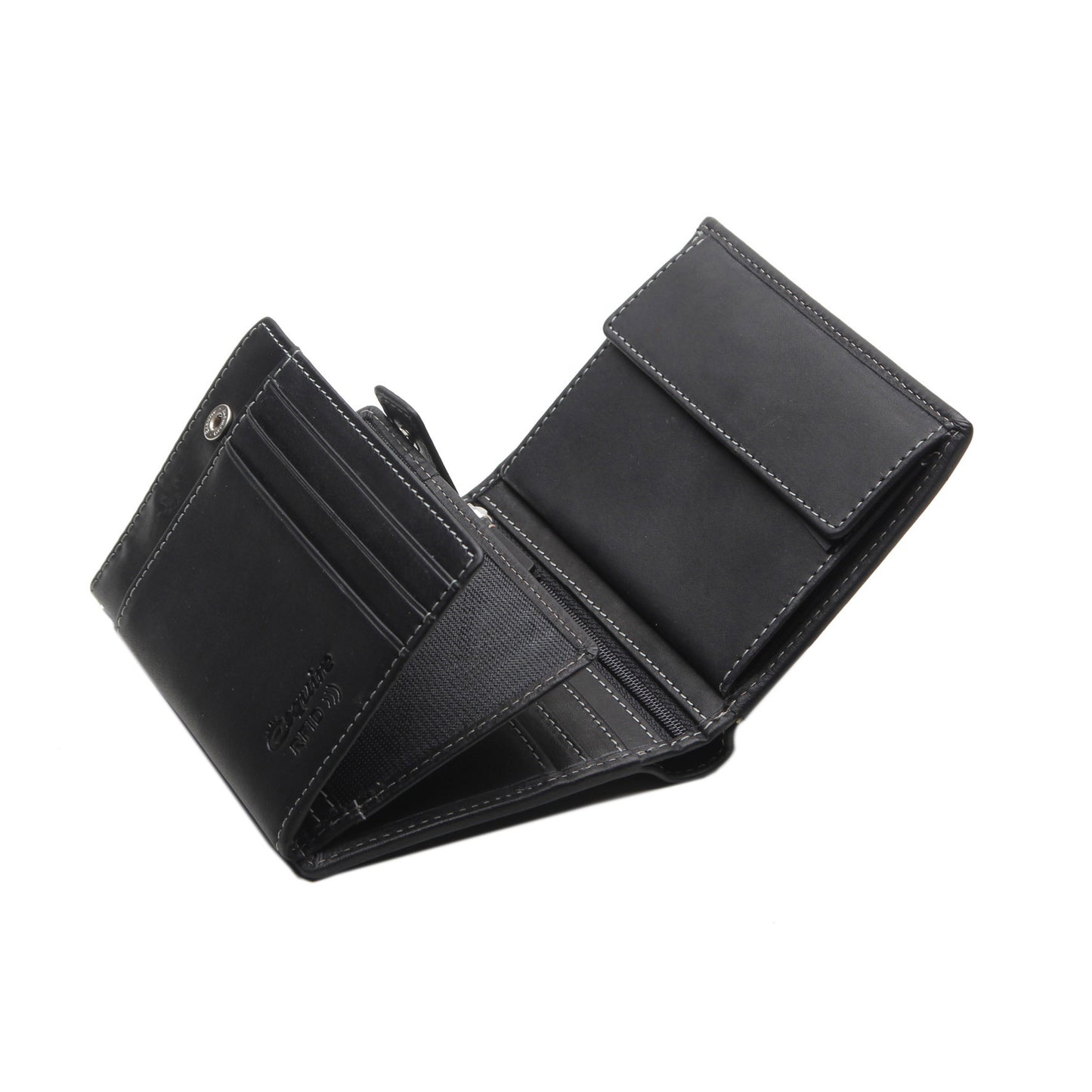 Esquire Geldbörse DALLAS 0484 08 Schwarz | Echtes Leder